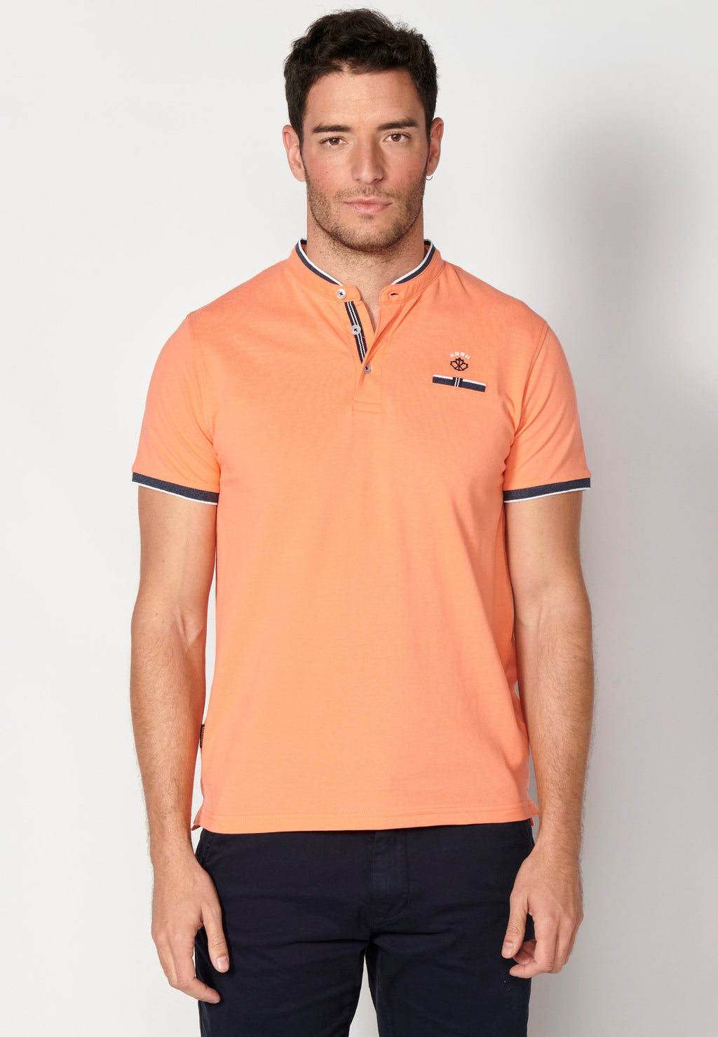 Polo Hombre Manga Corta Cuello Mao – Koroshi 2311PC23
