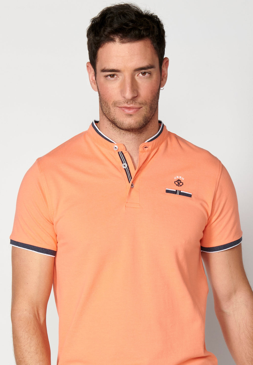 Polo Hombre Manga Corta Cuello Mao – Koroshi 2311PC23