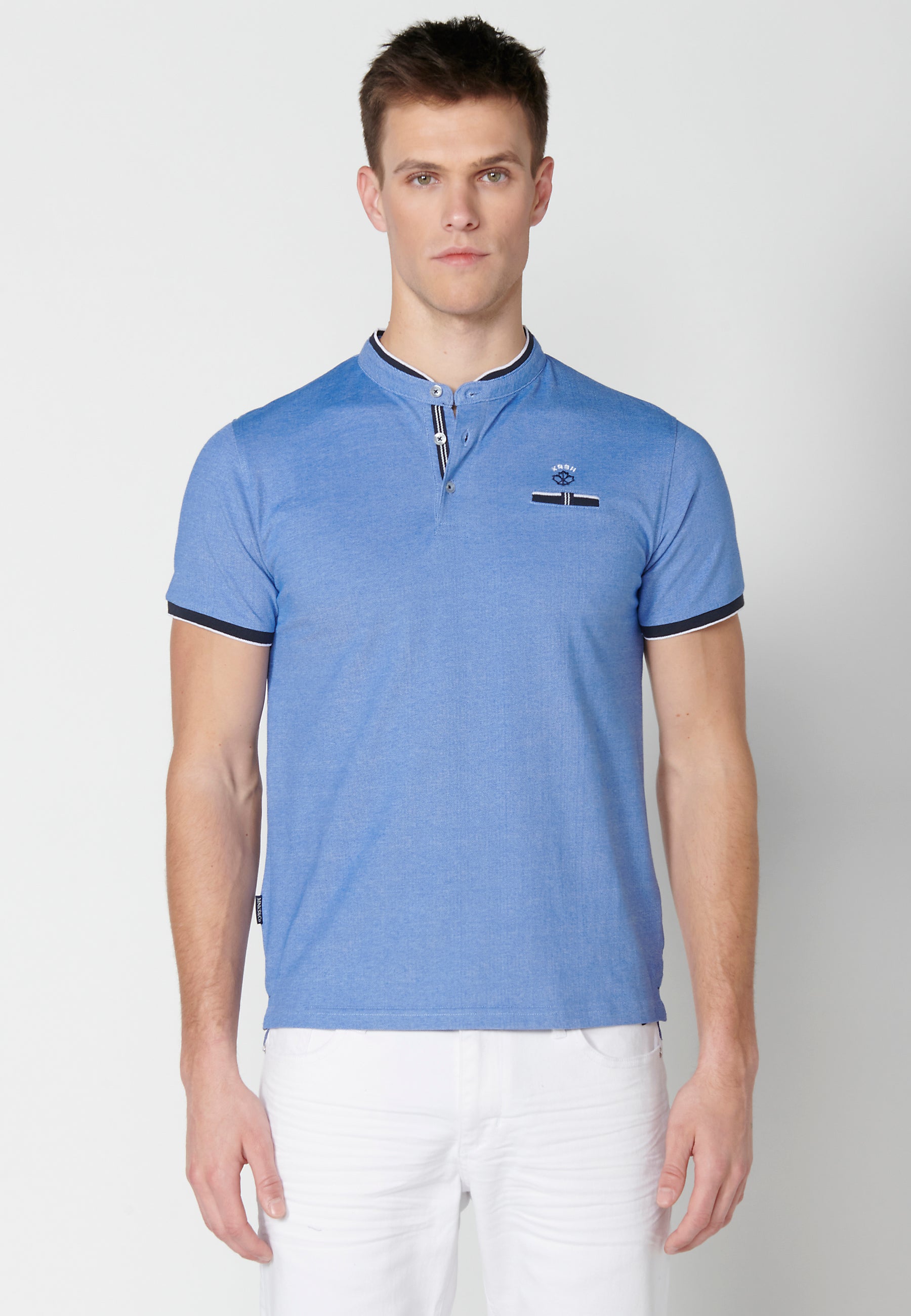 Polo Hombre Manga Corta Cuello Mao – Koroshi 2311PC23
