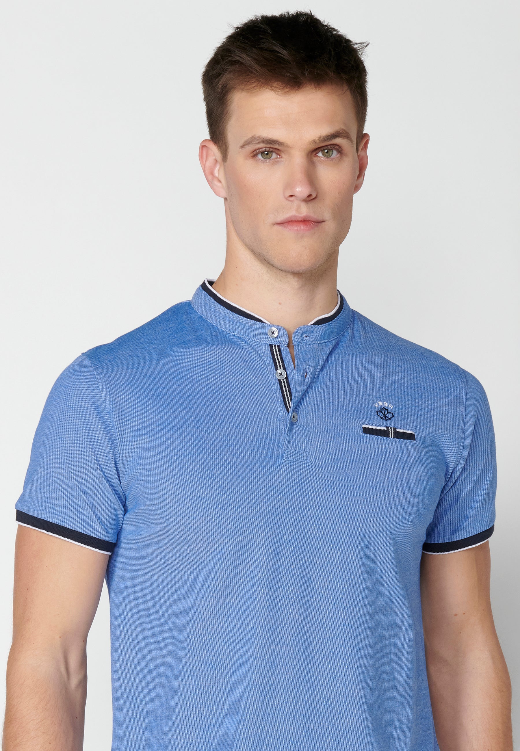 Polo Hombre Manga Corta Cuello Mao – Koroshi 2311PC23