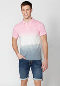Polo Hombre Manga Corta Cuello Camisero Degradado – Koroshi 2311PC30