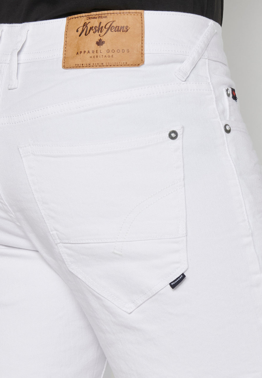 Bermuda Vaquera Hombre Stretch Regular 4 Bolsillos – Koroshi 2311PS01