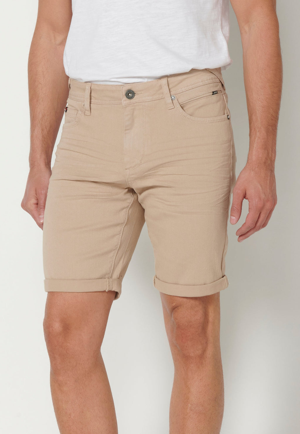 Bermuda Vaquera Hombre Stretch Regular 4 Bolsillos – Koroshi 2311PS01