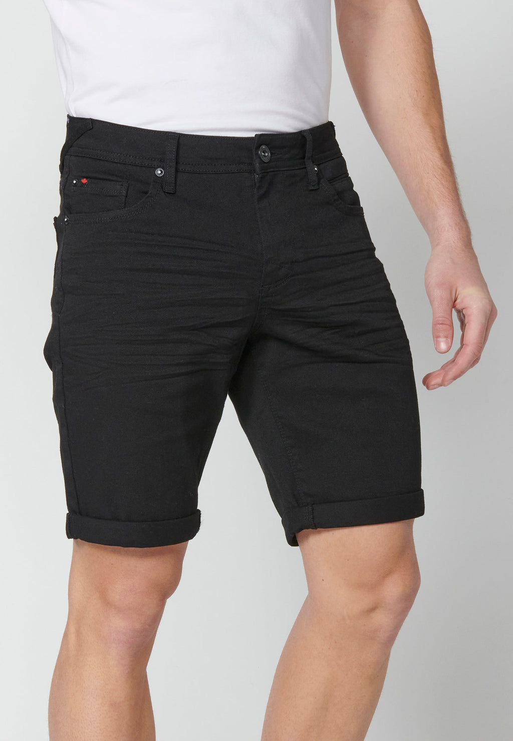 Bermuda Vaquera Hombre Stretch Regular 4 Bolsillos – Koroshi 2311PS01