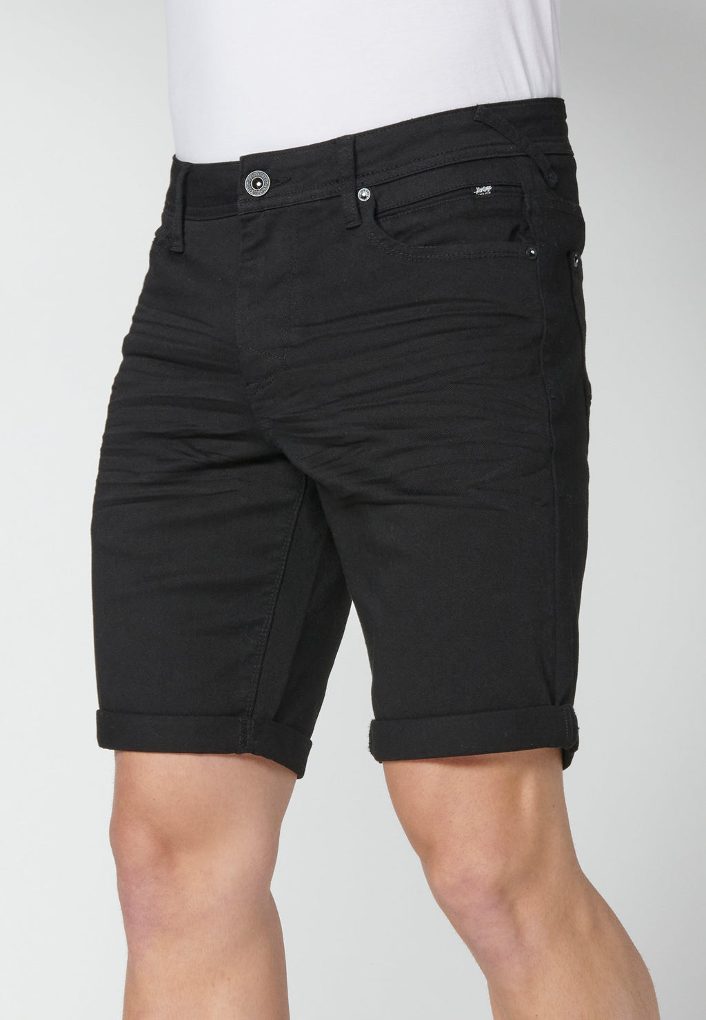 Bermuda Vaquera Hombre Stretch Regular 4 Bolsillos – Koroshi 2311PS01