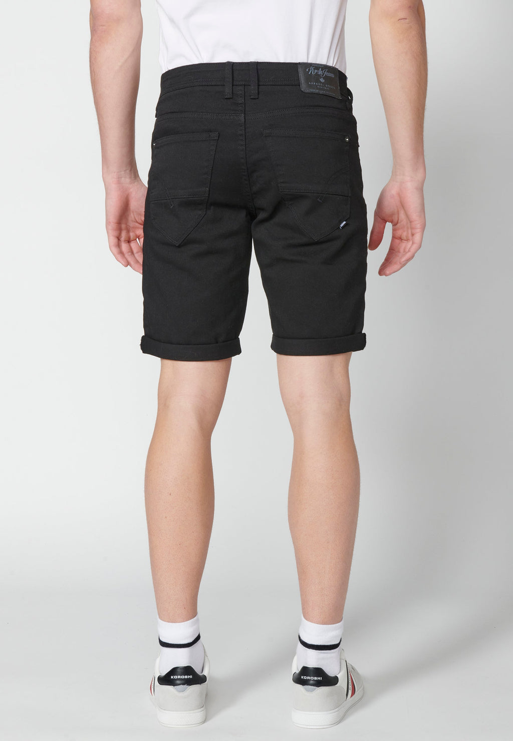 Bermuda Vaquera Hombre Stretch Regular 4 Bolsillos – Koroshi 2311PS01