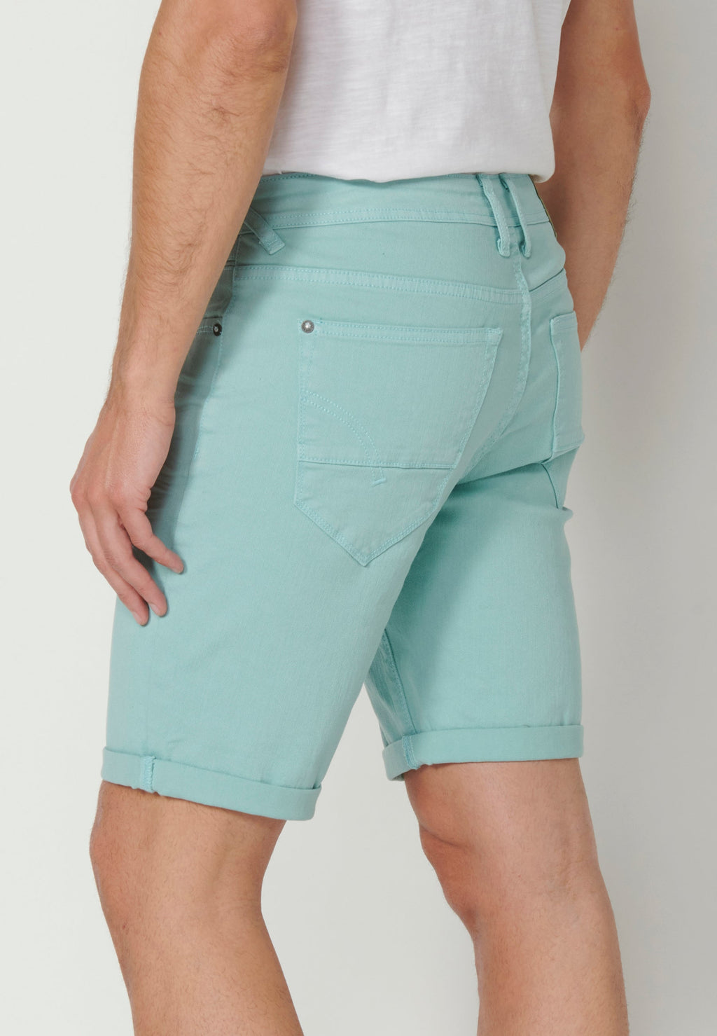 Bermuda Vaquera Hombre Stretch Regular 4 Bolsillos – Koroshi 2311PS01