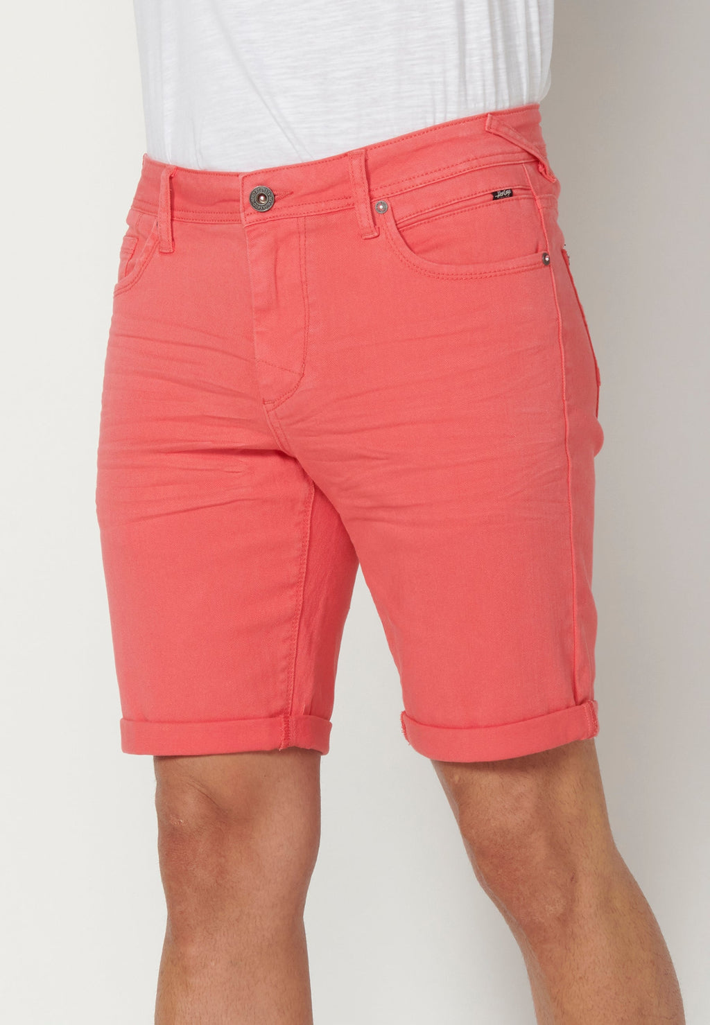 Bermuda Vaquera Hombre Stretch Regular 4 Bolsillos – Koroshi 2311PS01