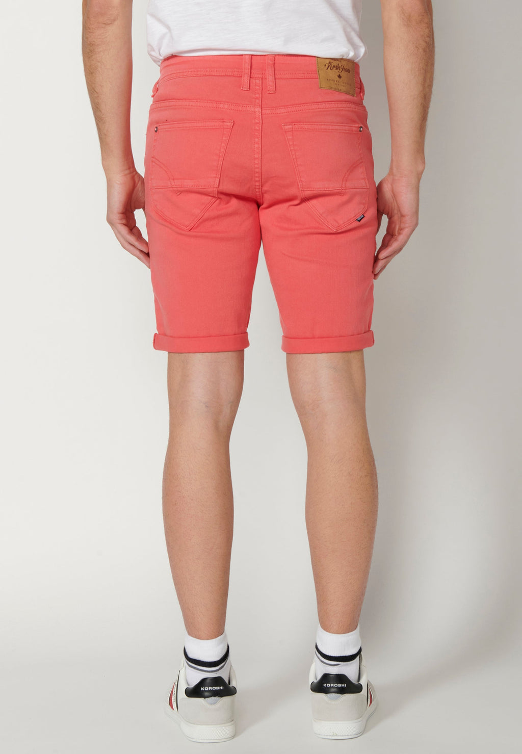 Bermuda Vaquera Hombre Stretch Regular 4 Bolsillos – Koroshi 2311PS01