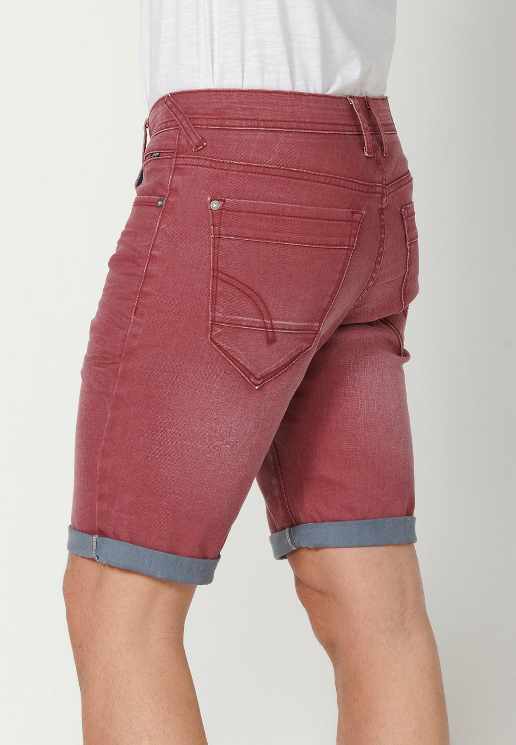 Bermuda Hombre Vaquera Regular Acabado Vuelta – Koroshi 2311PS02