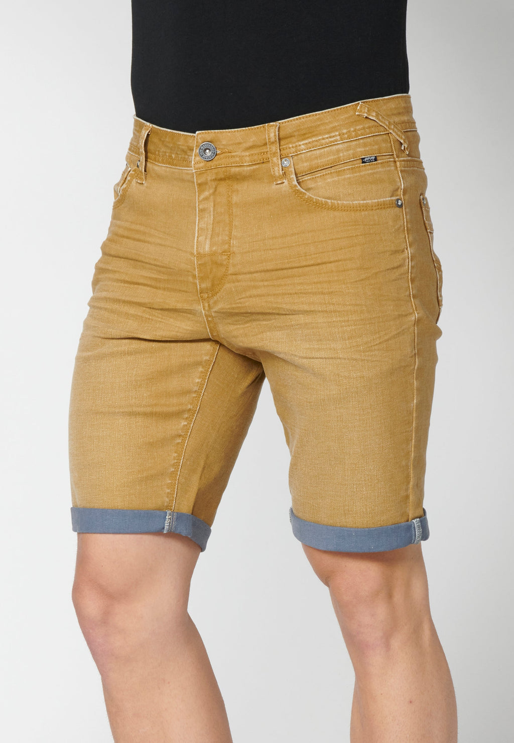 Bermuda Hombre Vaquera Regular Acabado Vuelta – Koroshi 2311PS02