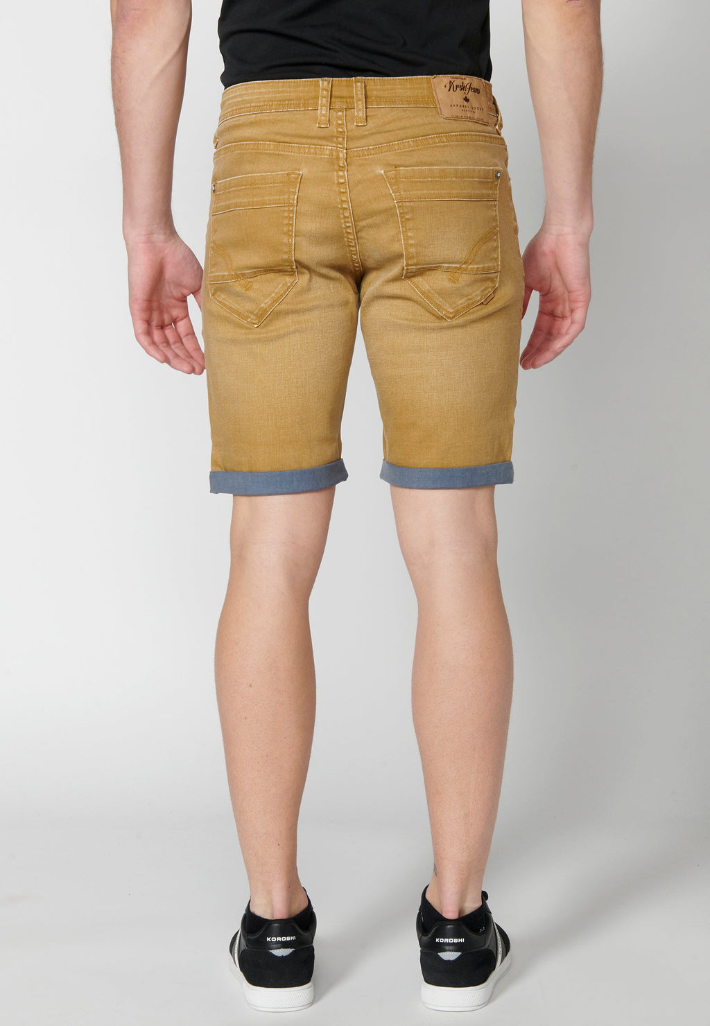 Bermuda Hombre Vaquera Regular Acabado Vuelta – Koroshi 2311PS02