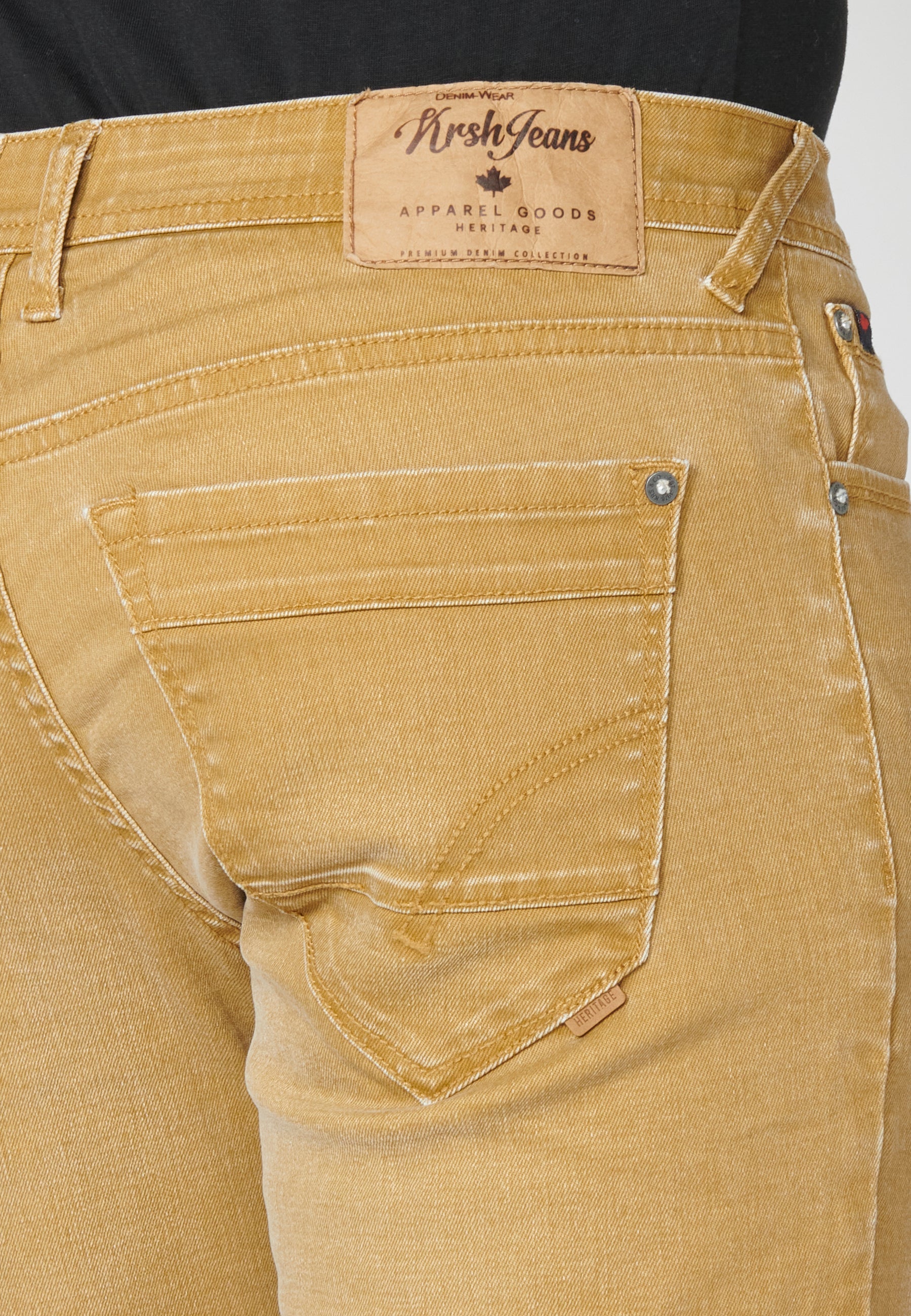 Bermuda Hombre Vaquera Regular Acabado Vuelta – Koroshi 2311PS02