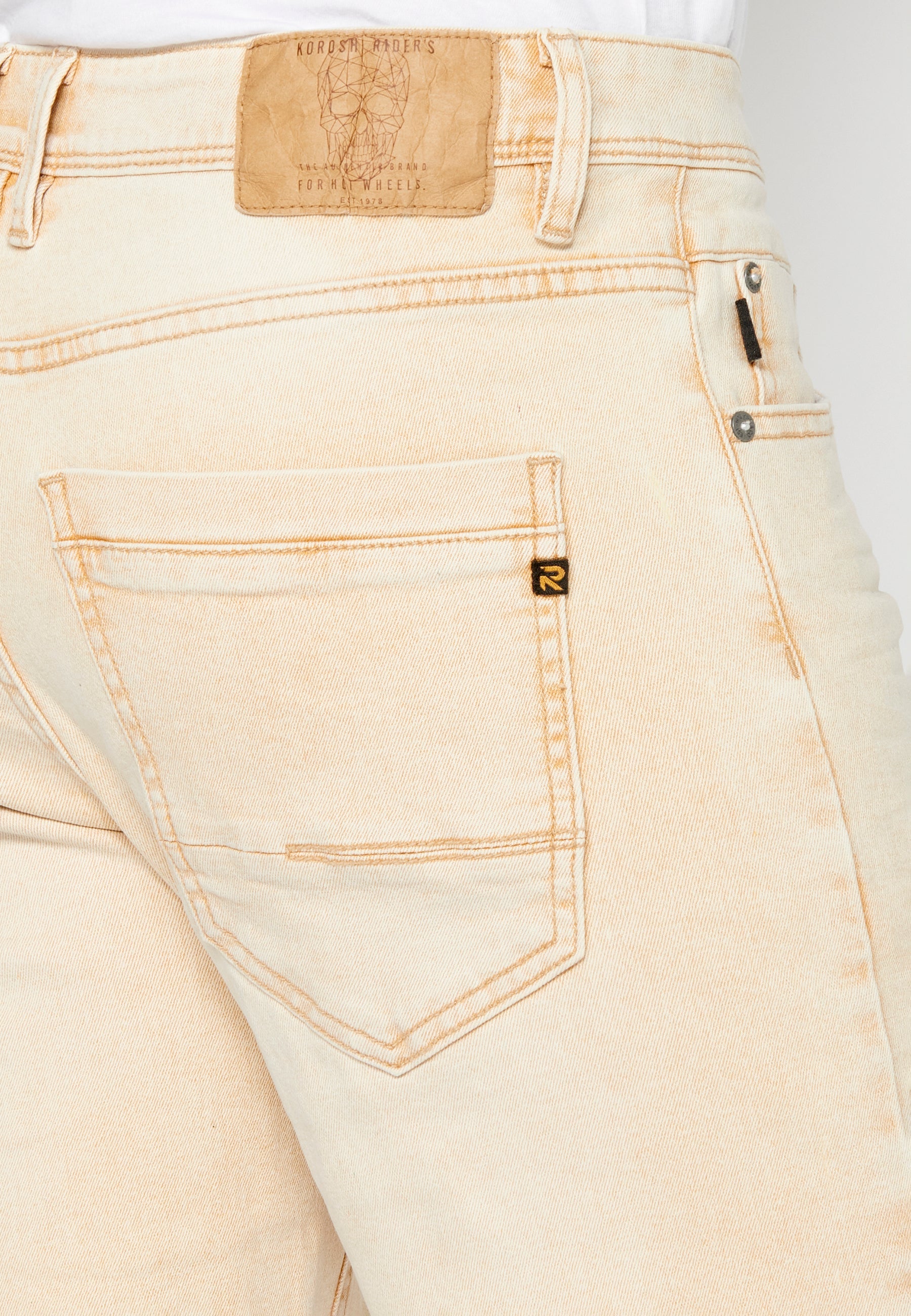 Bermuda Hombre Vaquera Stretch Acabado Vuelta – Koroshi 2311PS05