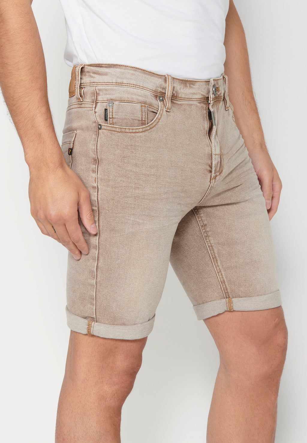 Bermuda Hombre Vaquera Stretch Acabado Vuelta – Koroshi 2311PS05