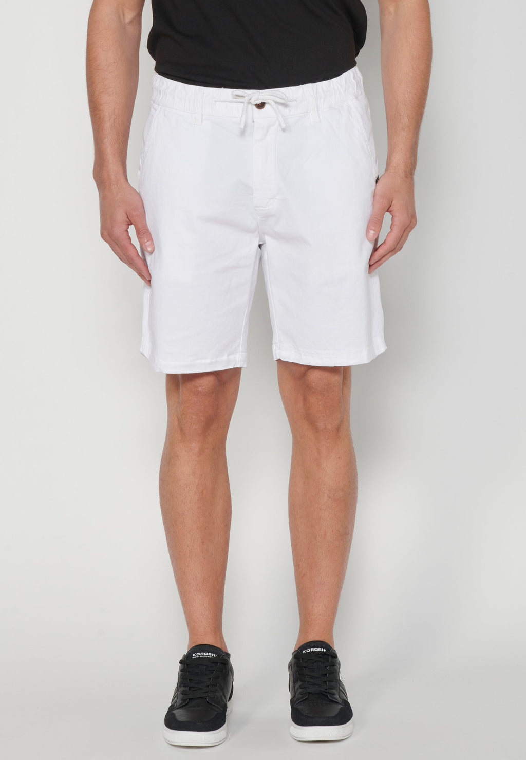 Bermuda Hombre Vaquera Stretch Cintura Elástica – Koroshi 2311PS06
