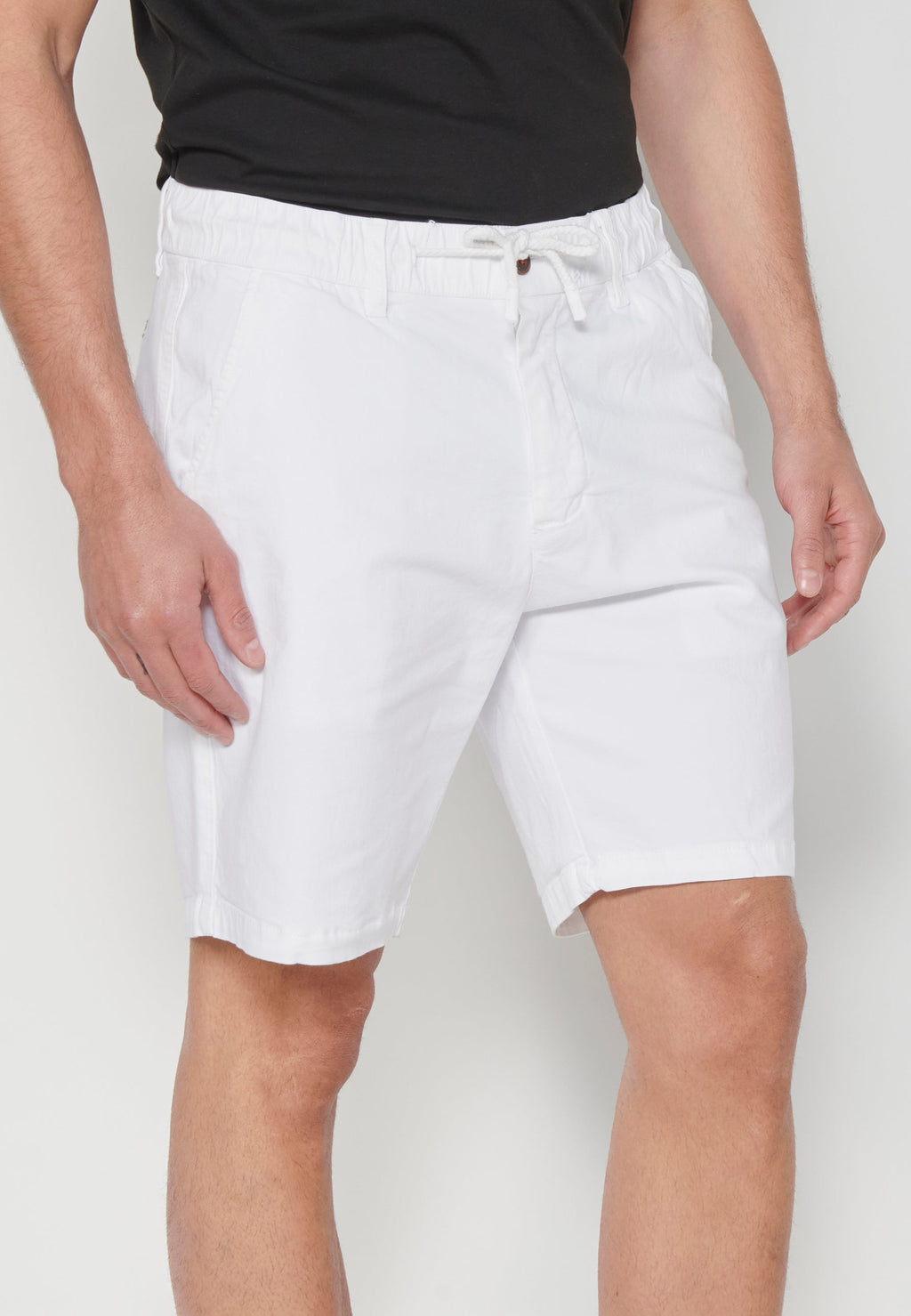 Bermuda Hombre Vaquera Stretch Cintura Elástica – Koroshi 2311PS06