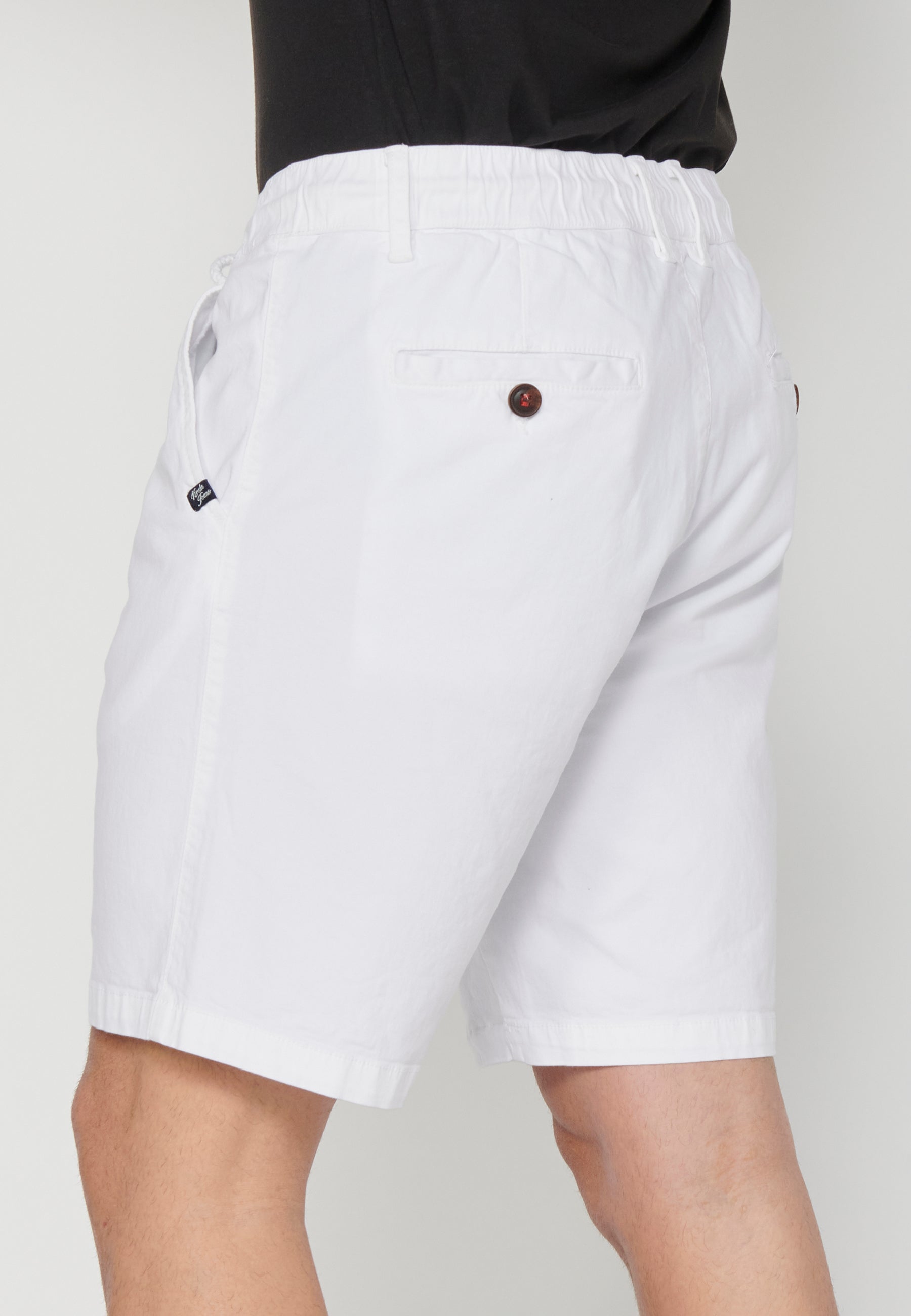Bermuda Hombre Vaquera Stretch Cintura Elástica – Koroshi 2311PS06