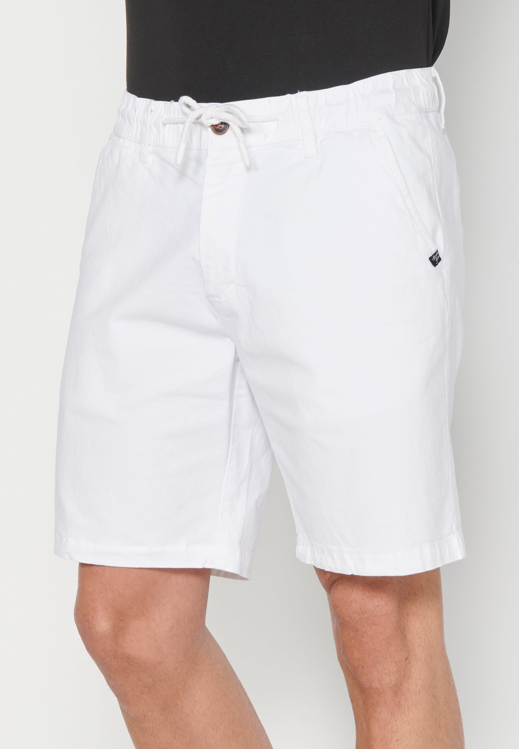 Bermuda Hombre Vaquera Stretch Cintura Elástica – Koroshi 2311PS06