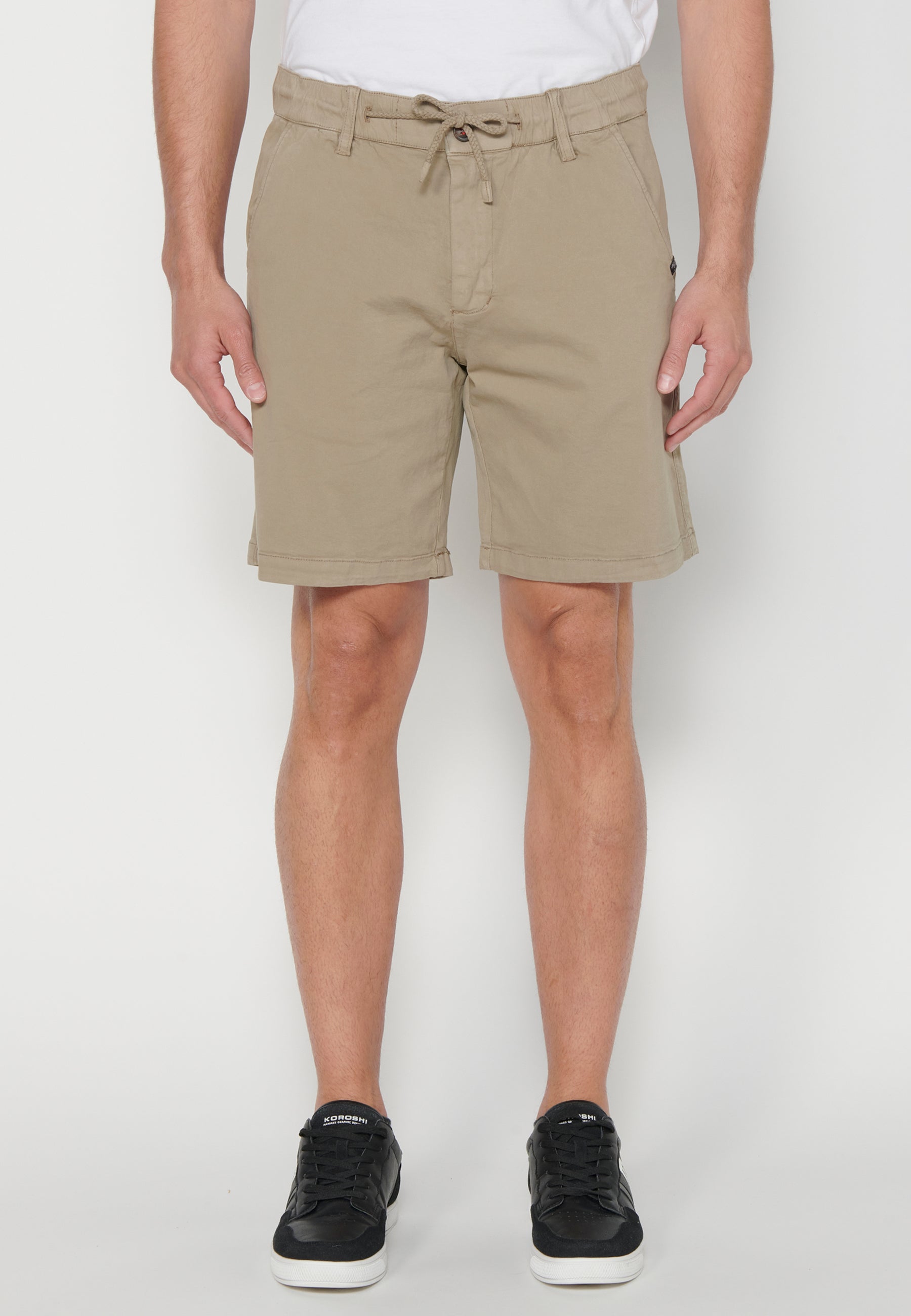 Bermuda Hombre Vaquera Stretch Cintura Elástica – Koroshi 2311PS06
