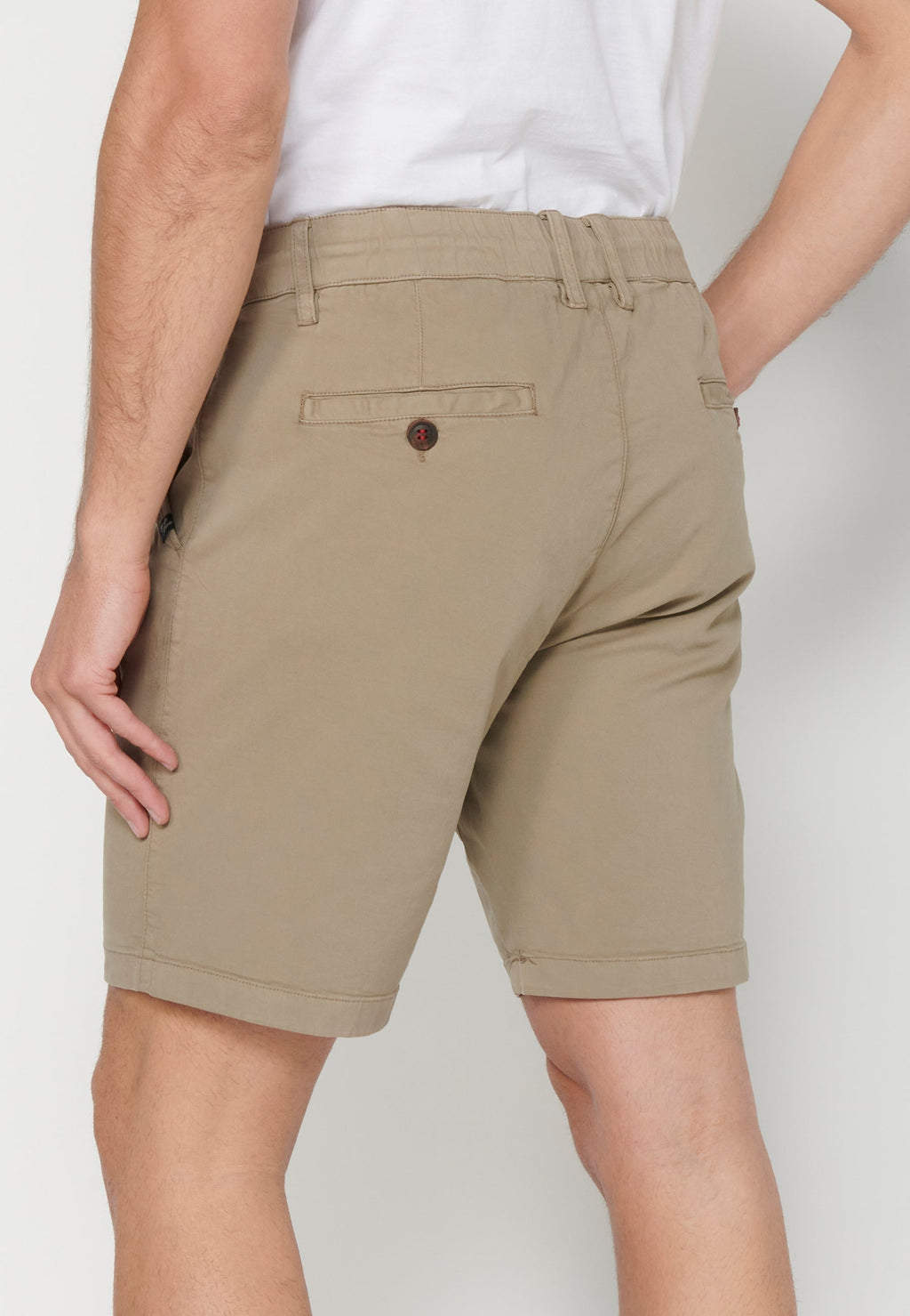 Bermuda Hombre Vaquera Stretch Cintura Elástica – Koroshi 2311PS06