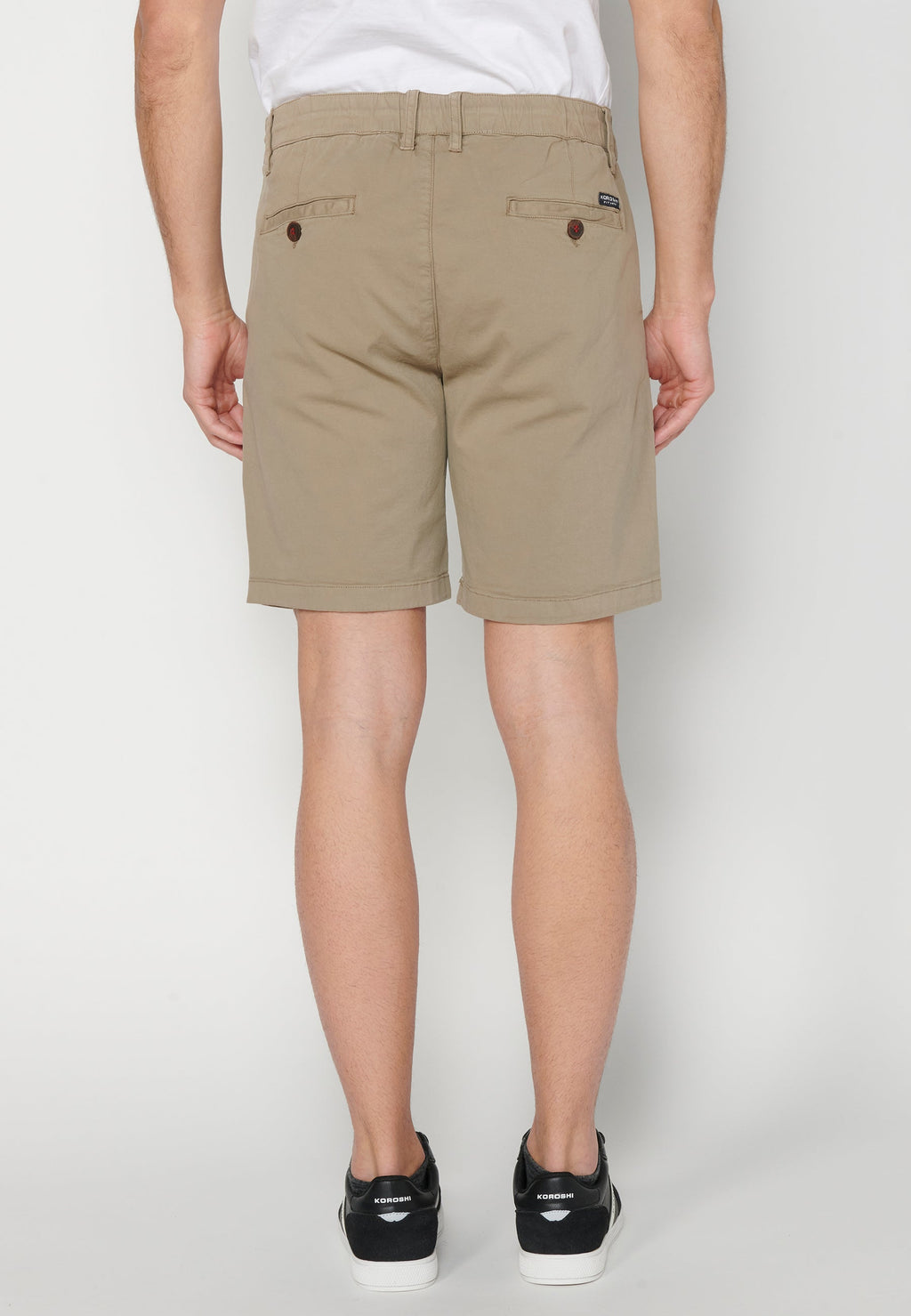 Bermuda Hombre Vaquera Stretch Cintura Elástica – Koroshi 2311PS06
