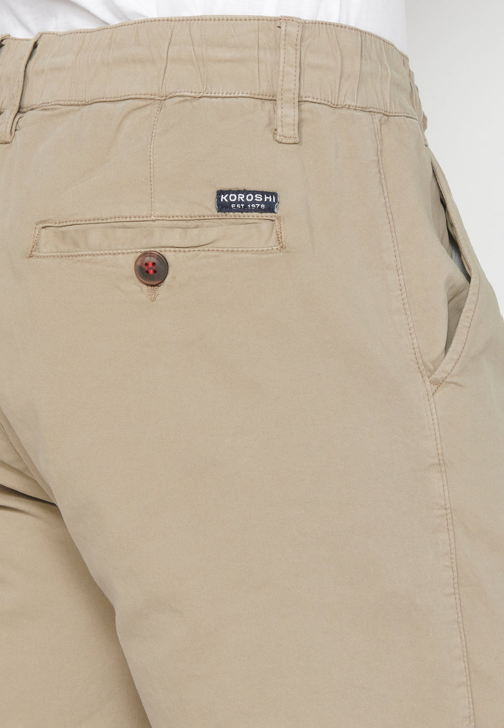 Bermuda Hombre Vaquera Stretch Cintura Elástica – Koroshi 2311PS06