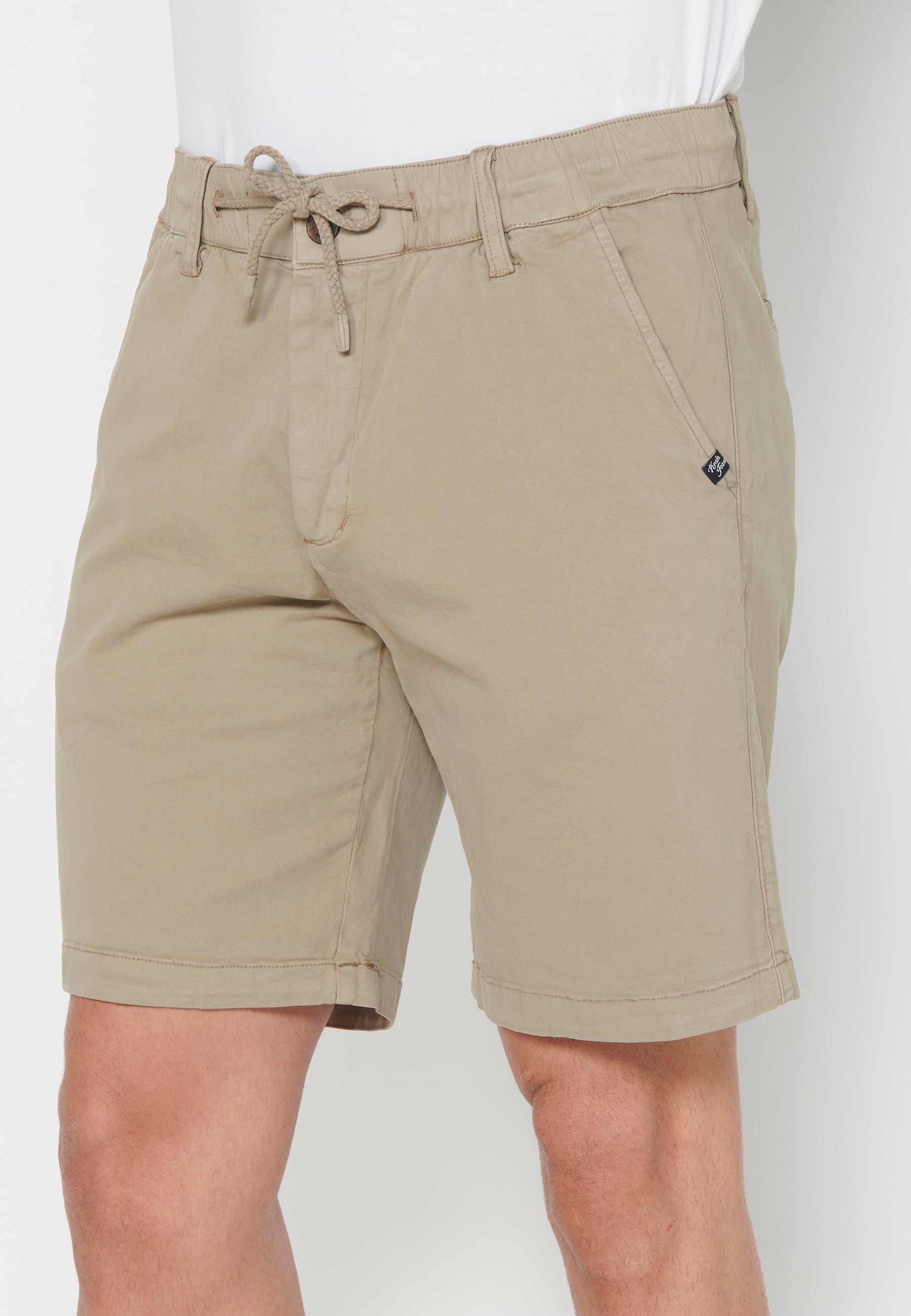 Bermuda Hombre Vaquera Stretch Cintura Elástica – Koroshi 2311PS06