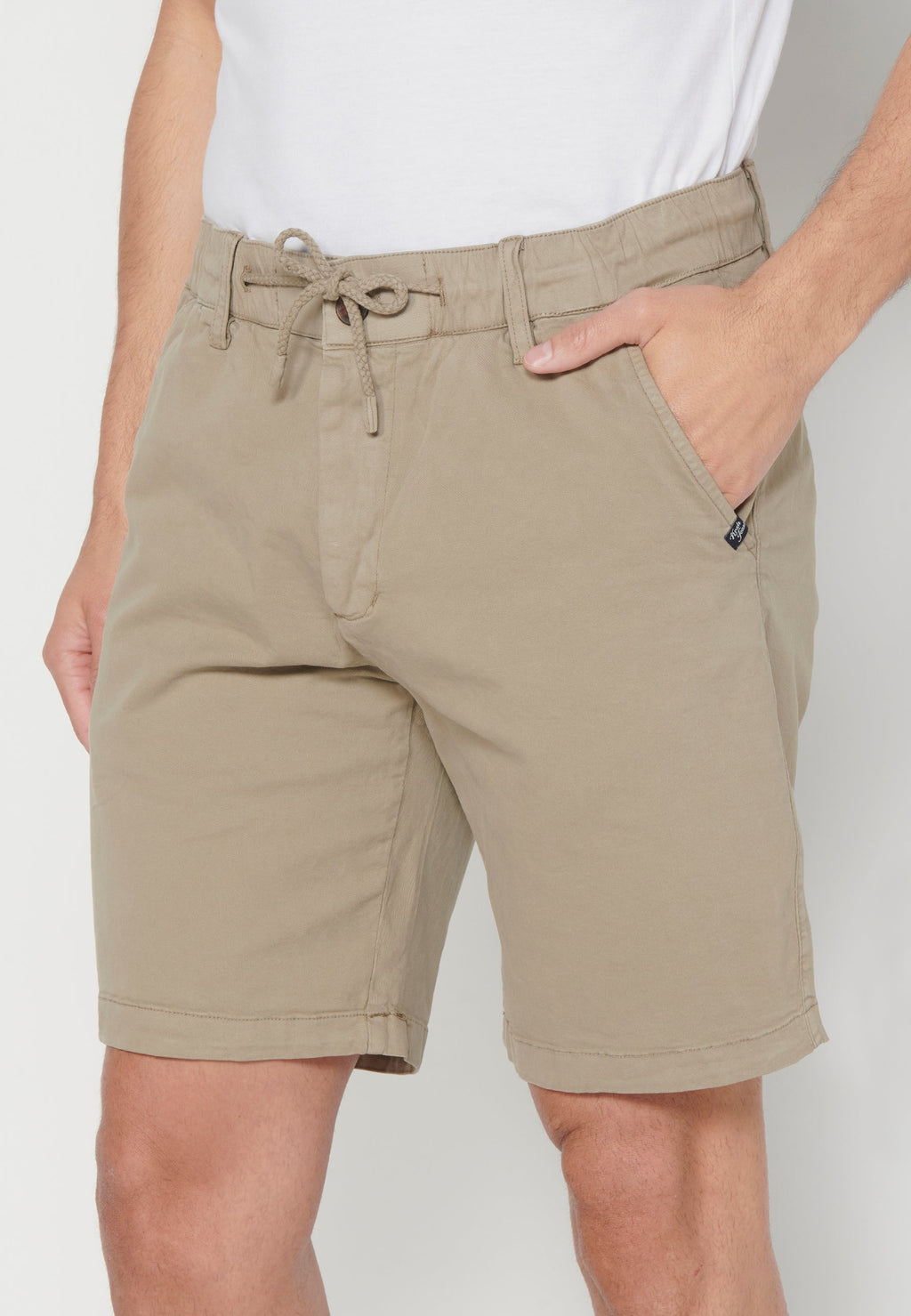 Bermuda Hombre Vaquera Stretch Cintura Elástica – Koroshi 2311PS06