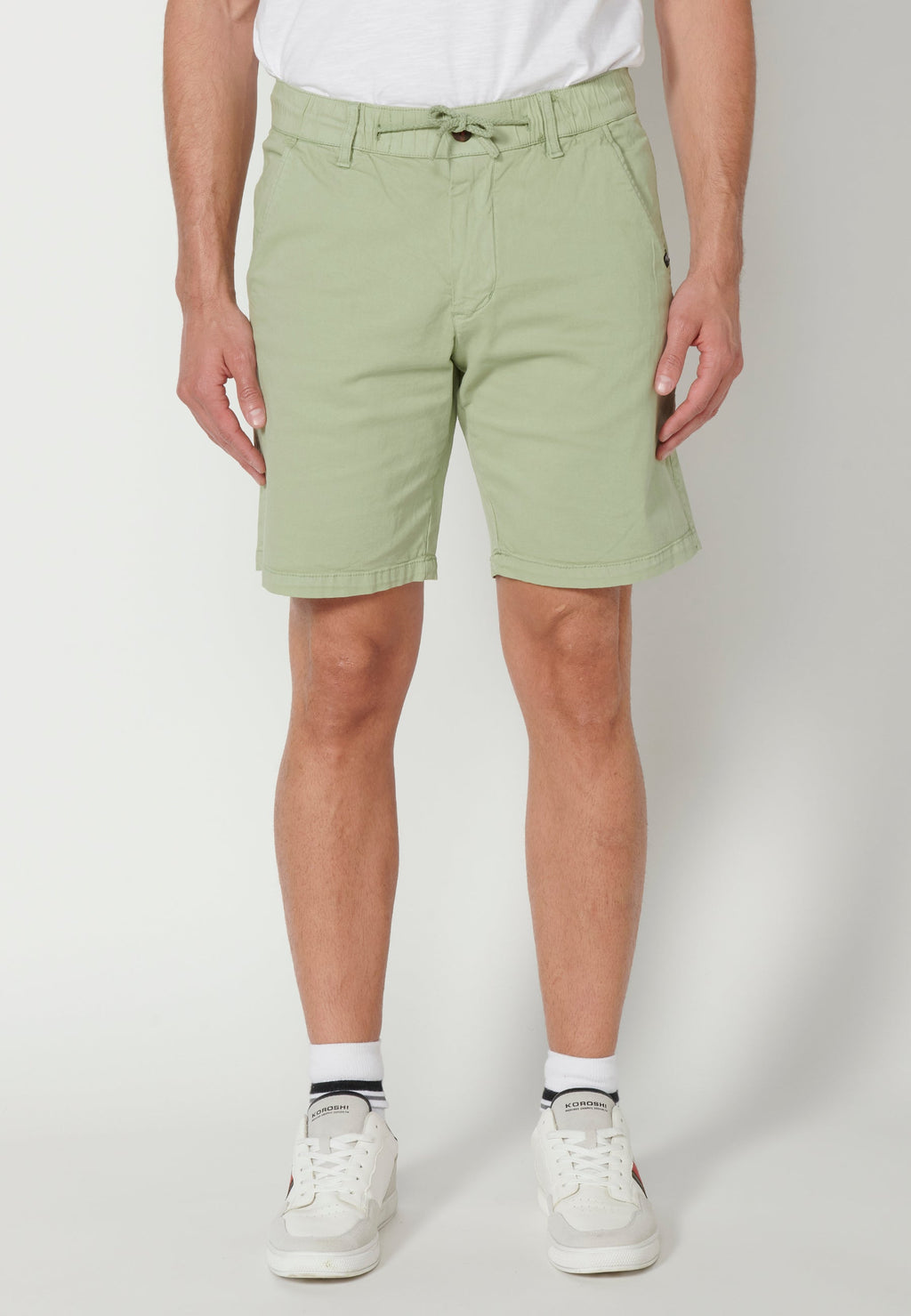 Bermuda Hombre Vaquera Stretch Cintura Elástica – Koroshi 2311PS06