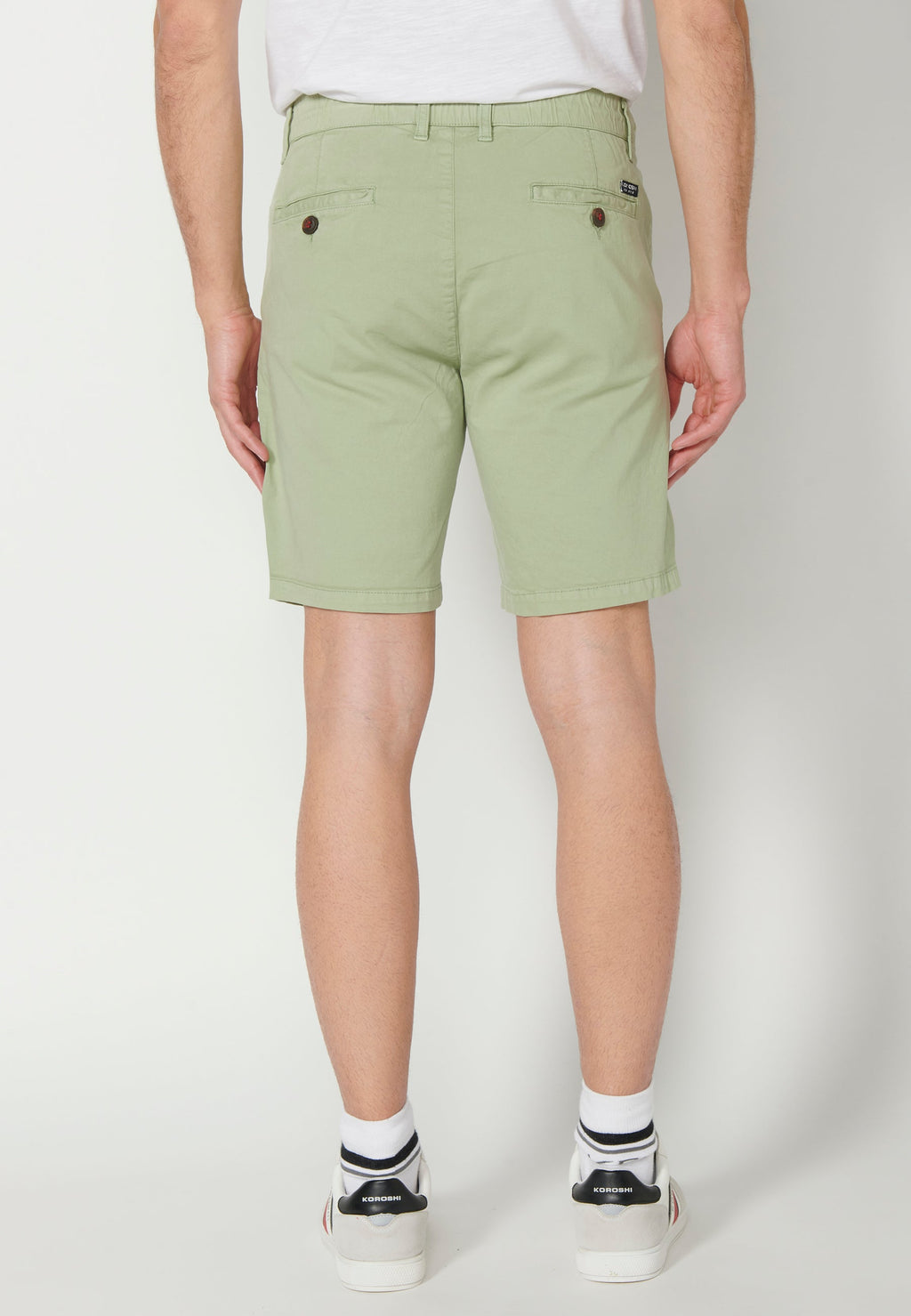 Bermuda Hombre Vaquera Stretch Cintura Elástica – Koroshi 2311PS06