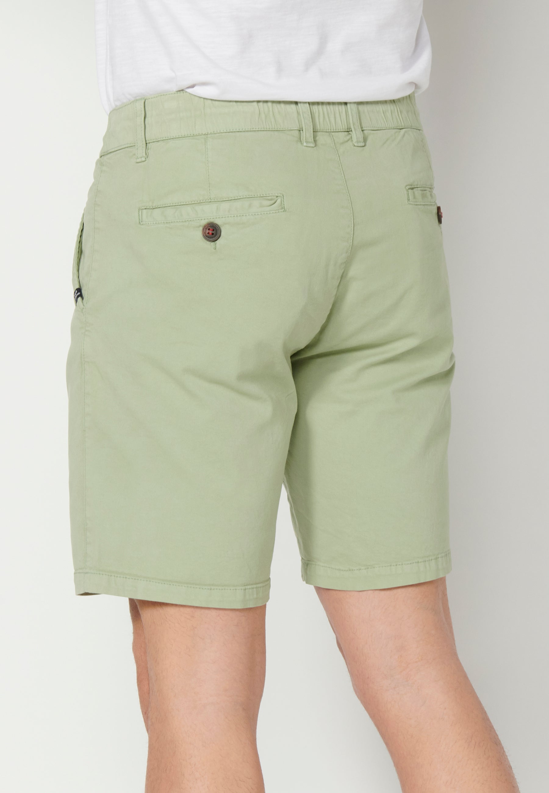Bermuda Hombre Vaquera Stretch Cintura Elástica – Koroshi 2311PS06