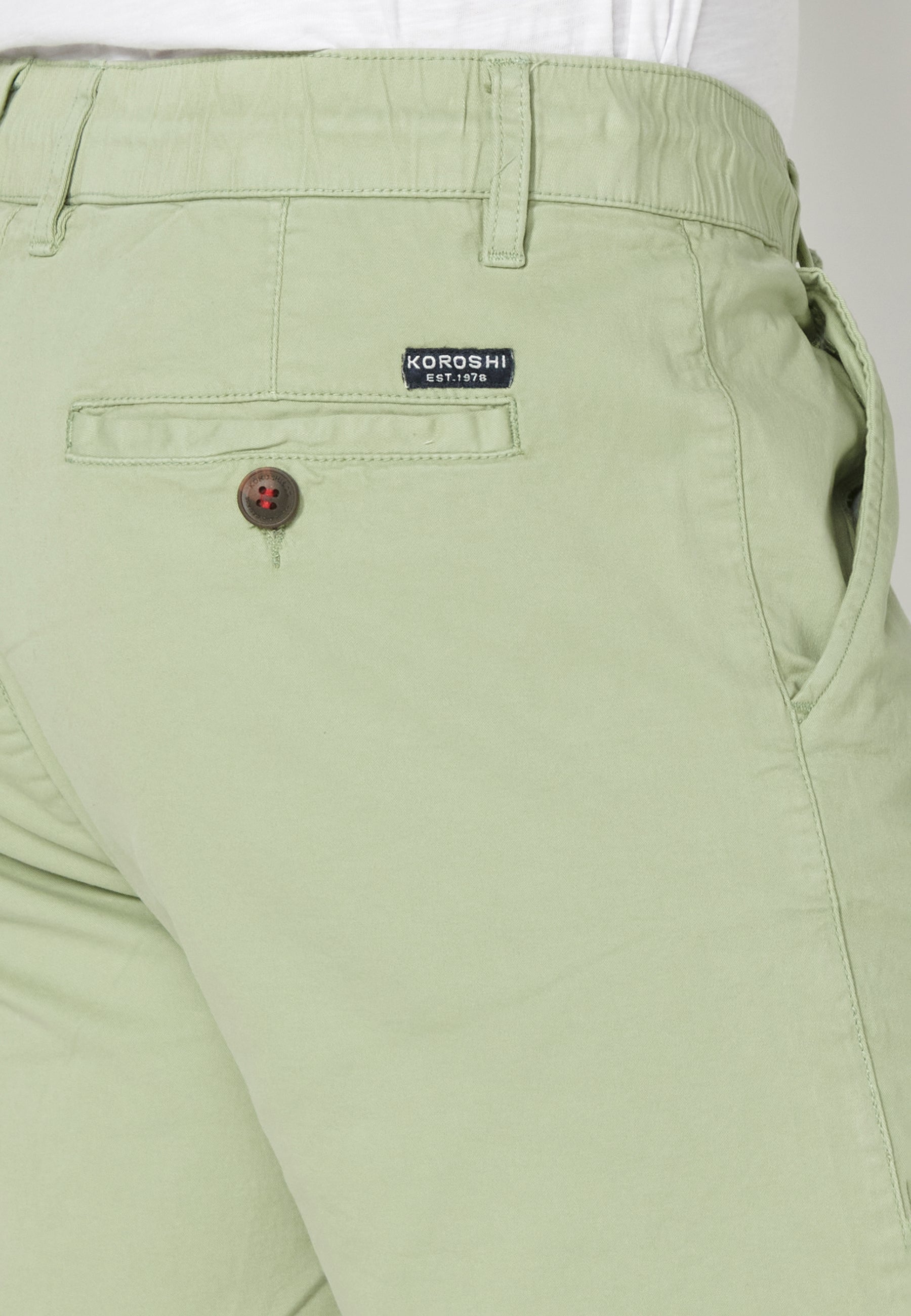 Bermuda Hombre Vaquera Stretch Cintura Elástica – Koroshi 2311PS06