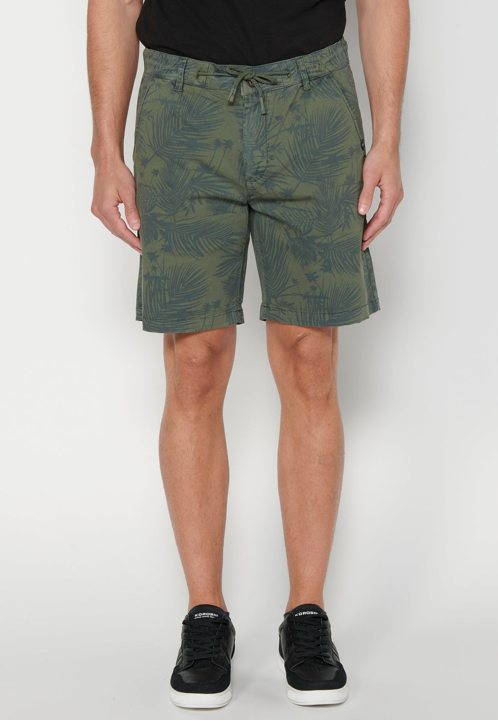Bermuda Hombre Vaquera Stretch Cintura Elástica – Koroshi 2311PS06