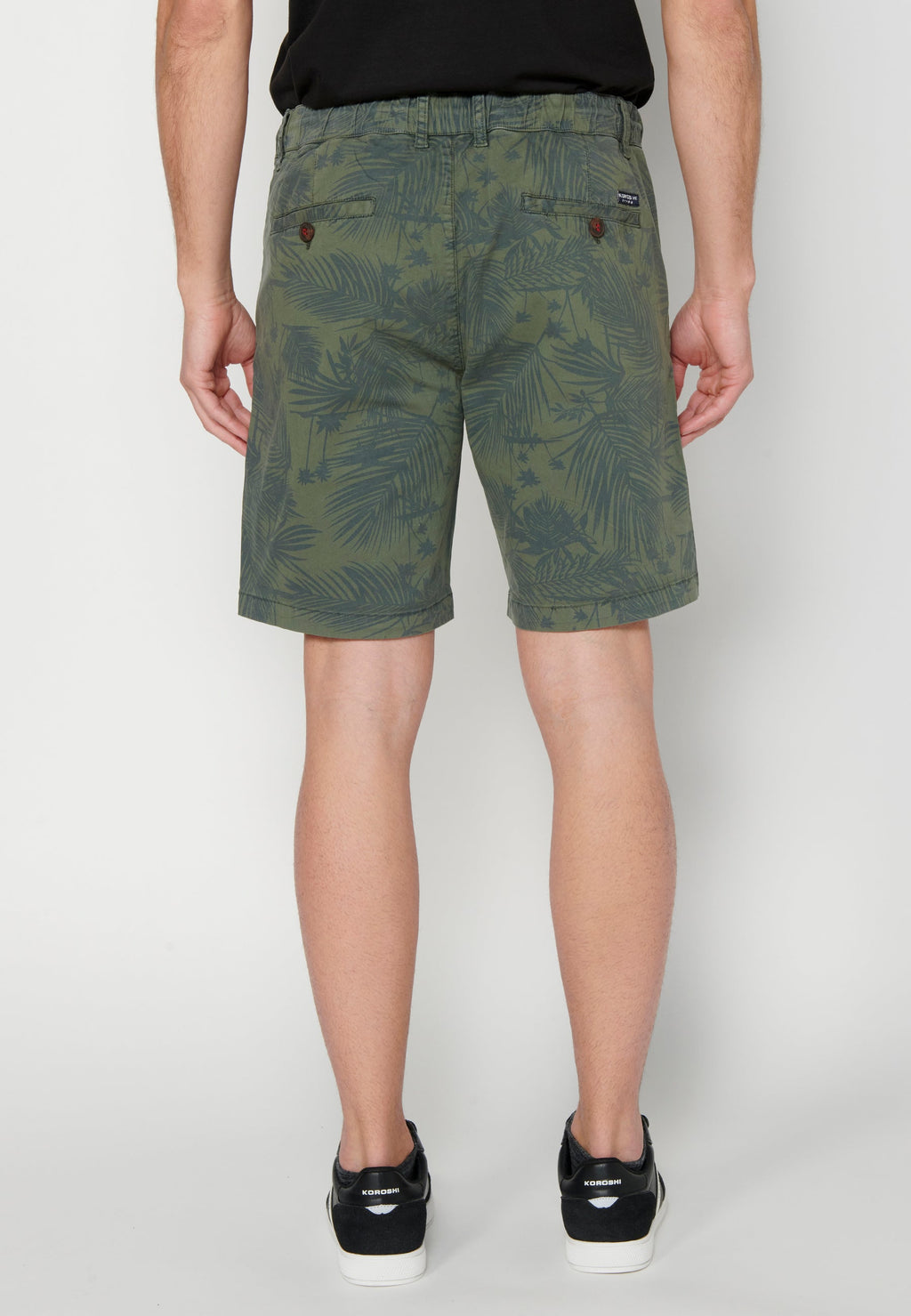 Bermuda Hombre Vaquera Stretch Cintura Elástica – Koroshi 2311PS06