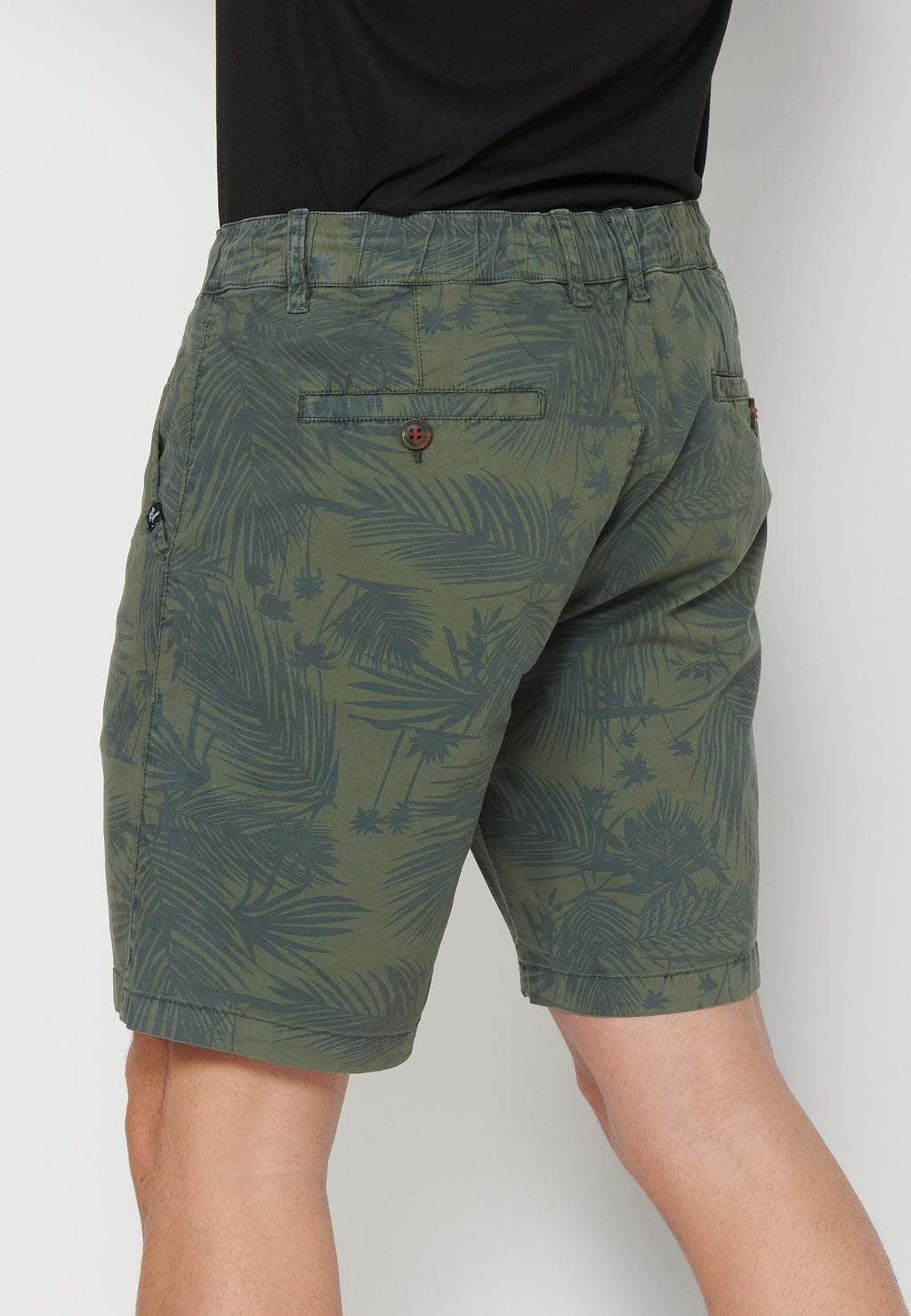 Bermuda Hombre Vaquera Stretch Cintura Elástica – Koroshi 2311PS06