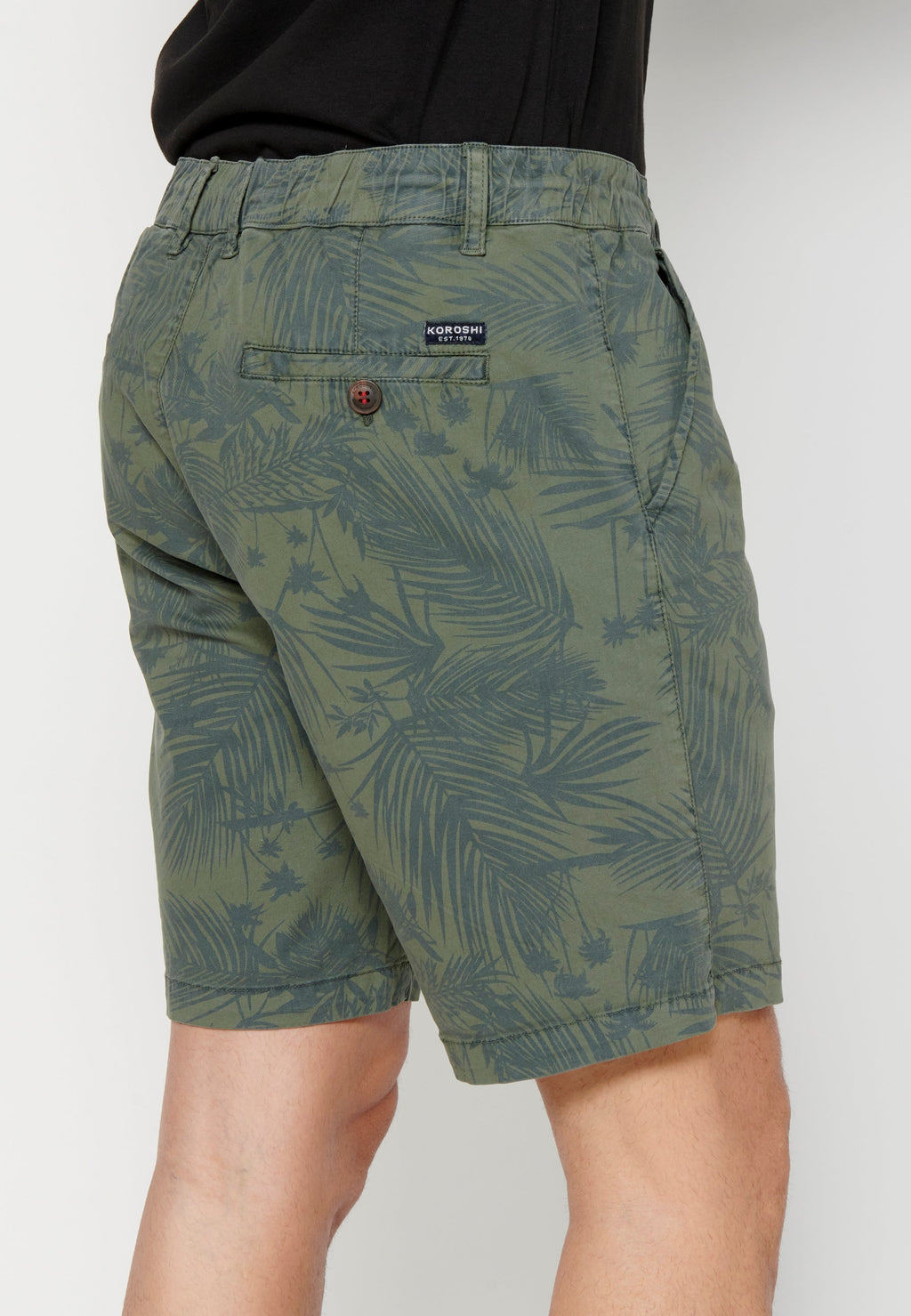 Bermuda Hombre Vaquera Stretch Cintura Elástica – Koroshi 2311PS06