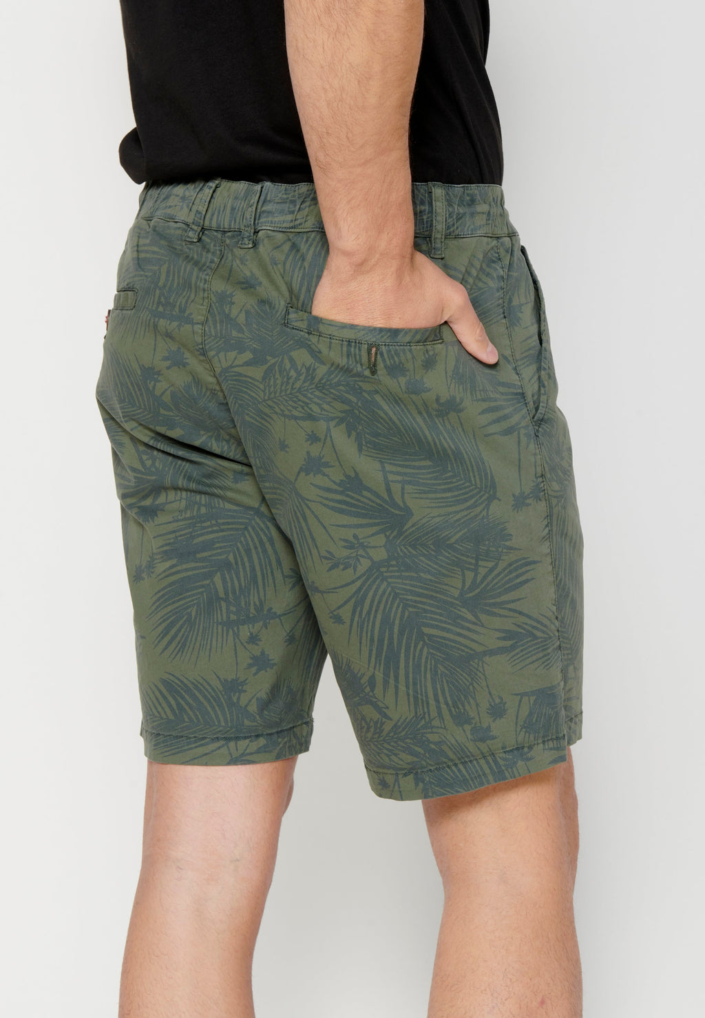 Bermuda Hombre Vaquera Stretch Cintura Elástica – Koroshi 2311PS06