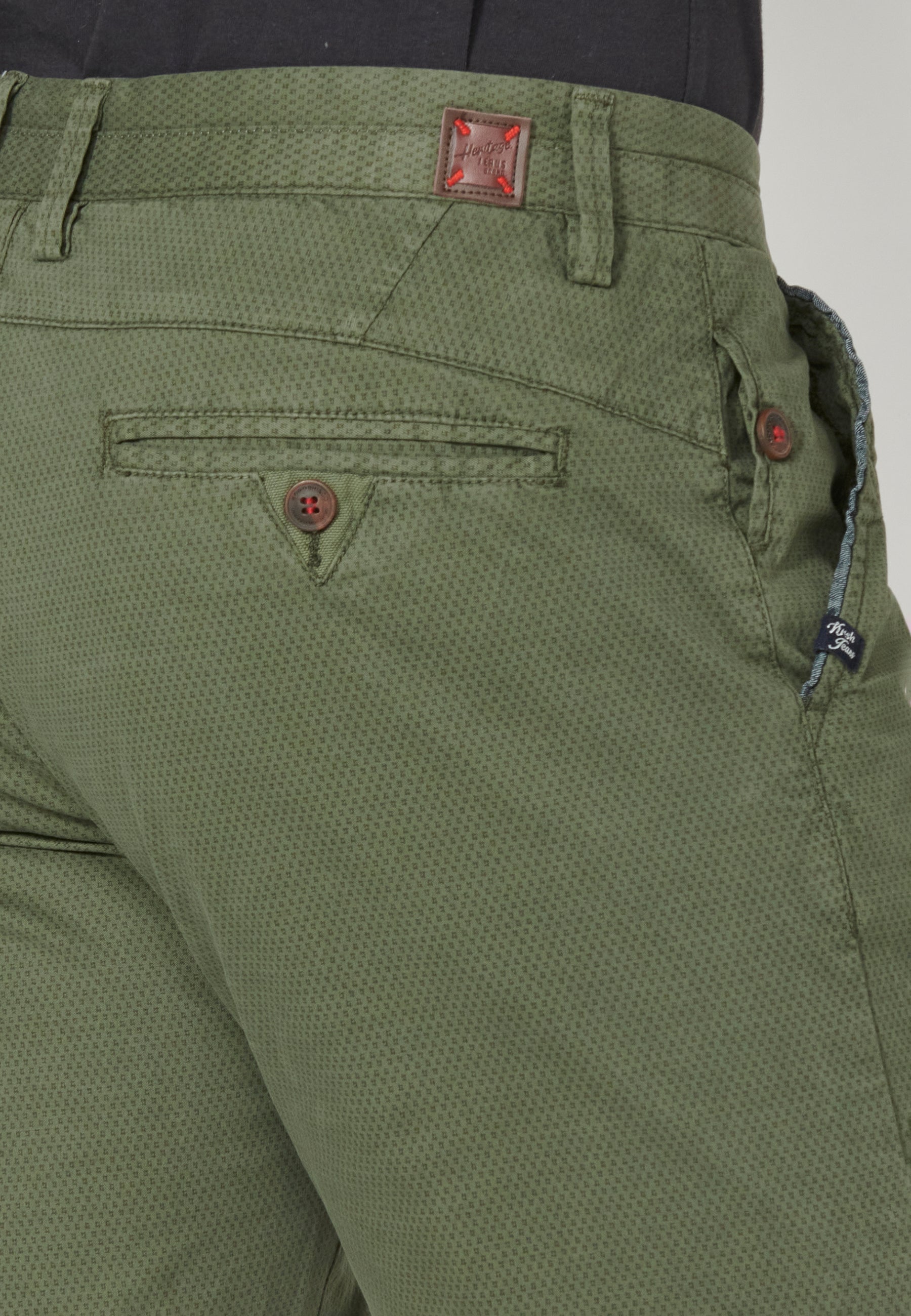 Bermuda Hombre Chino Algodón con Vuelta – Koroshi 2311PS08