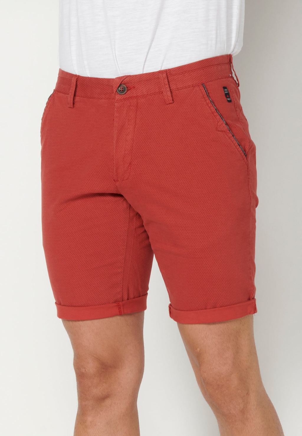 Bermuda Hombre Chino Algodón con Vuelta – Koroshi 2311PS08