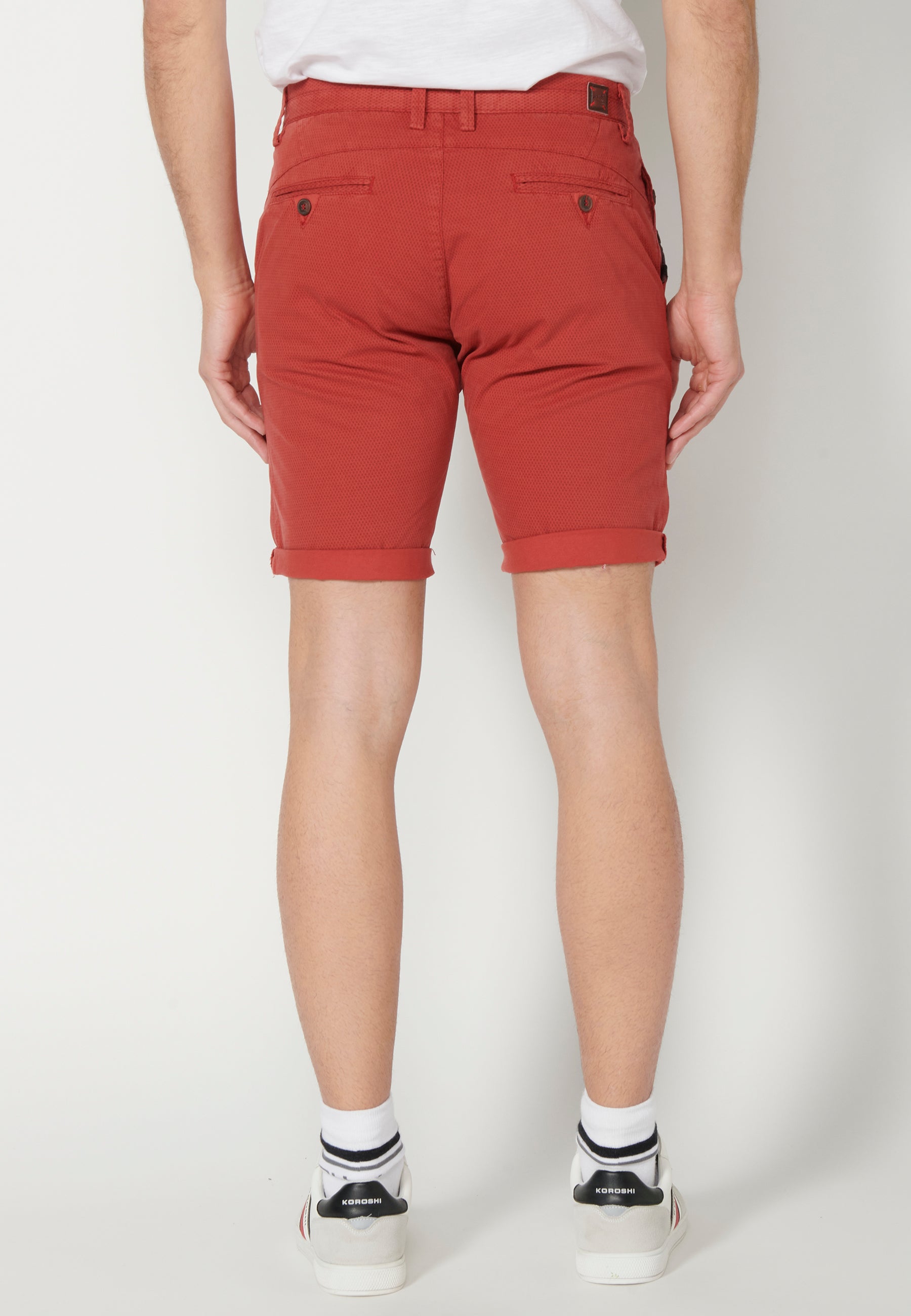 Bermuda Hombre Chino Algodón con Vuelta – Koroshi 2311PS08
