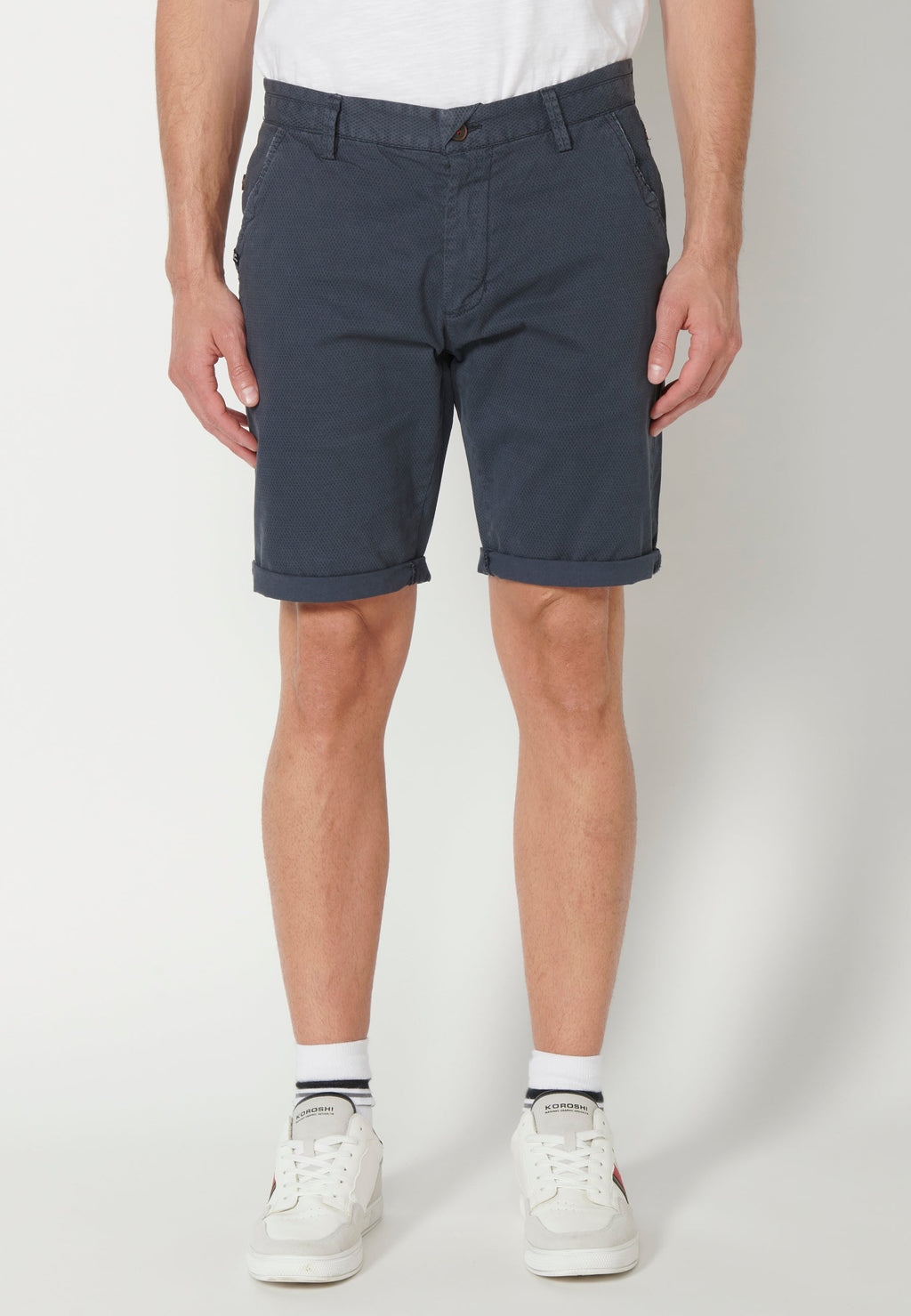 Bermuda Hombre Chino Algodón con Vuelta – Koroshi 2311PS08