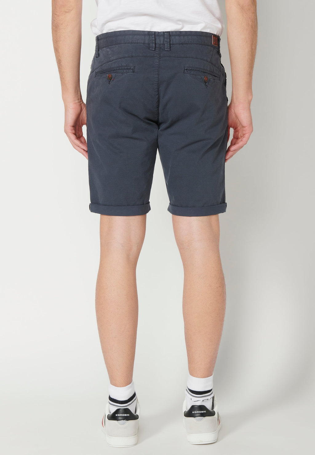 Bermuda Hombre Chino Algodón con Vuelta – Koroshi 2311PS08