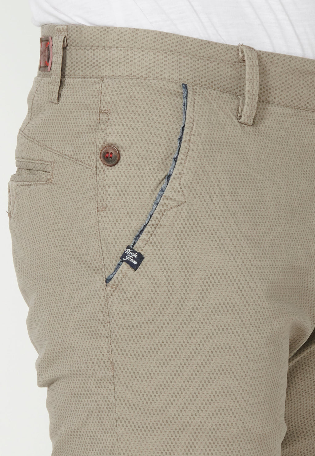 Bermuda Hombre Chino Algodón con Vuelta – Koroshi 2311PS08