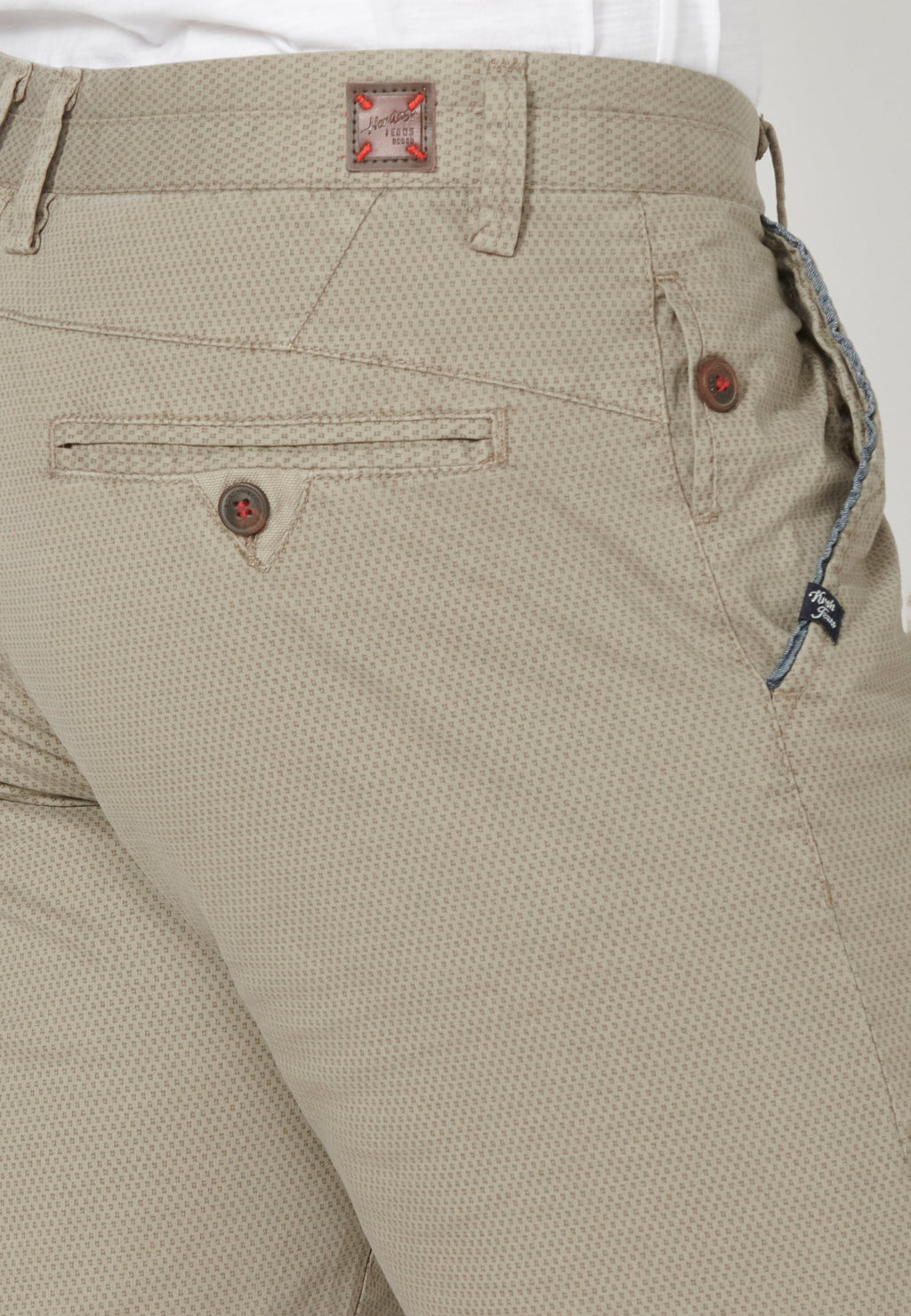 Bermuda Hombre Chino Algodón con Vuelta – Koroshi 2311PS08