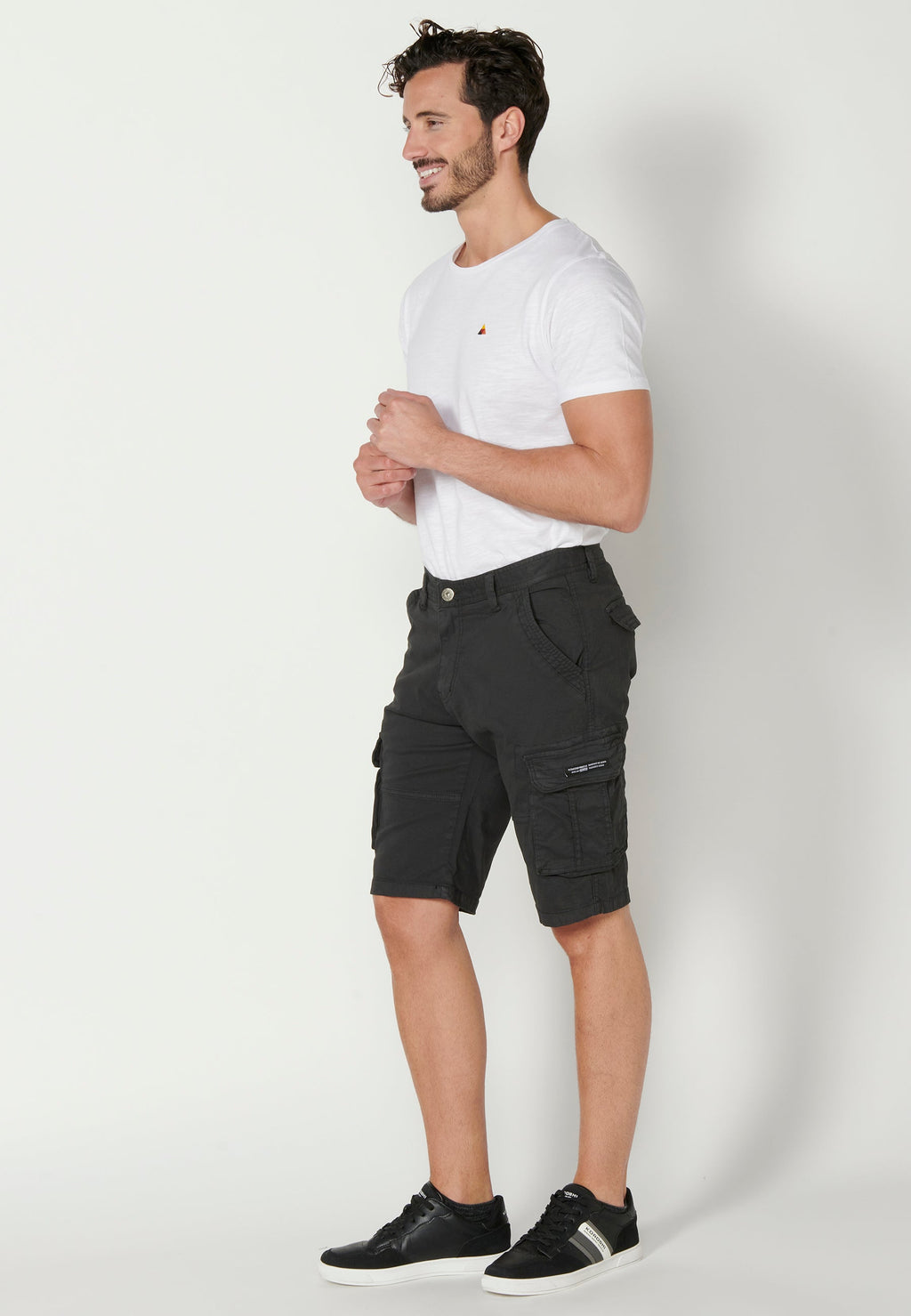 Bermuda Hombre Cargo Algodón Vuelta – Koroshi 2311PS11