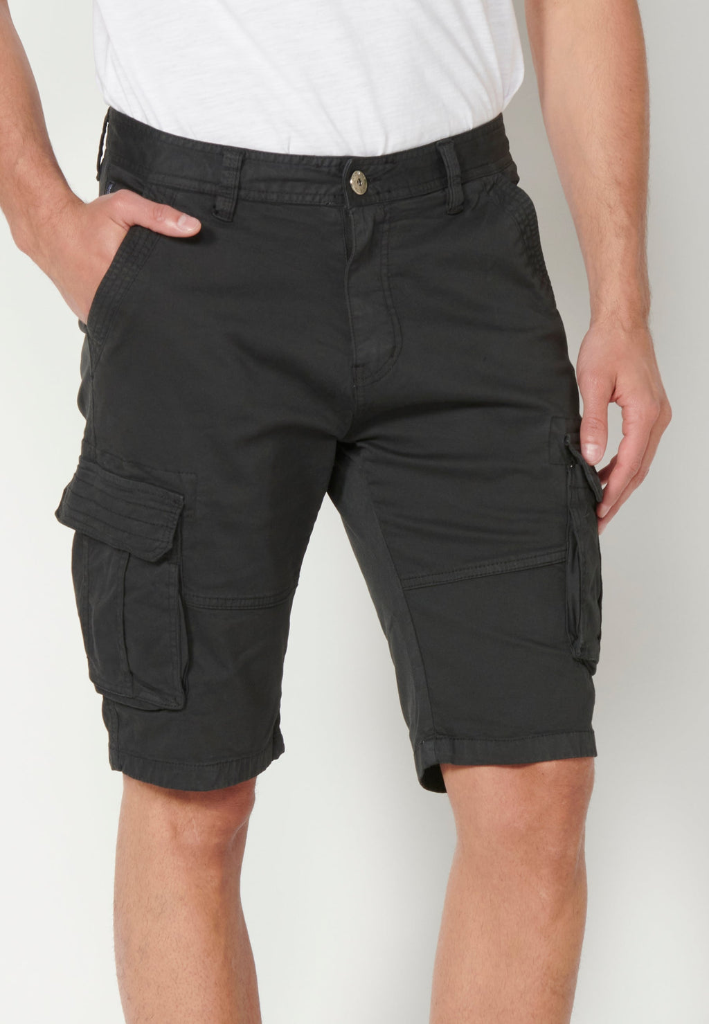 Bermuda Hombre Cargo Algodón Vuelta – Koroshi 2311PS11