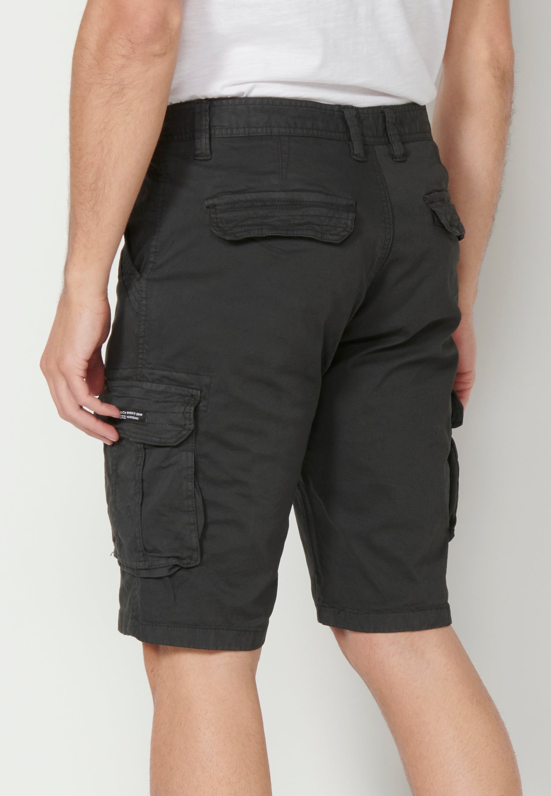 Bermuda Hombre Cargo Algodón Vuelta – Koroshi 2311PS11