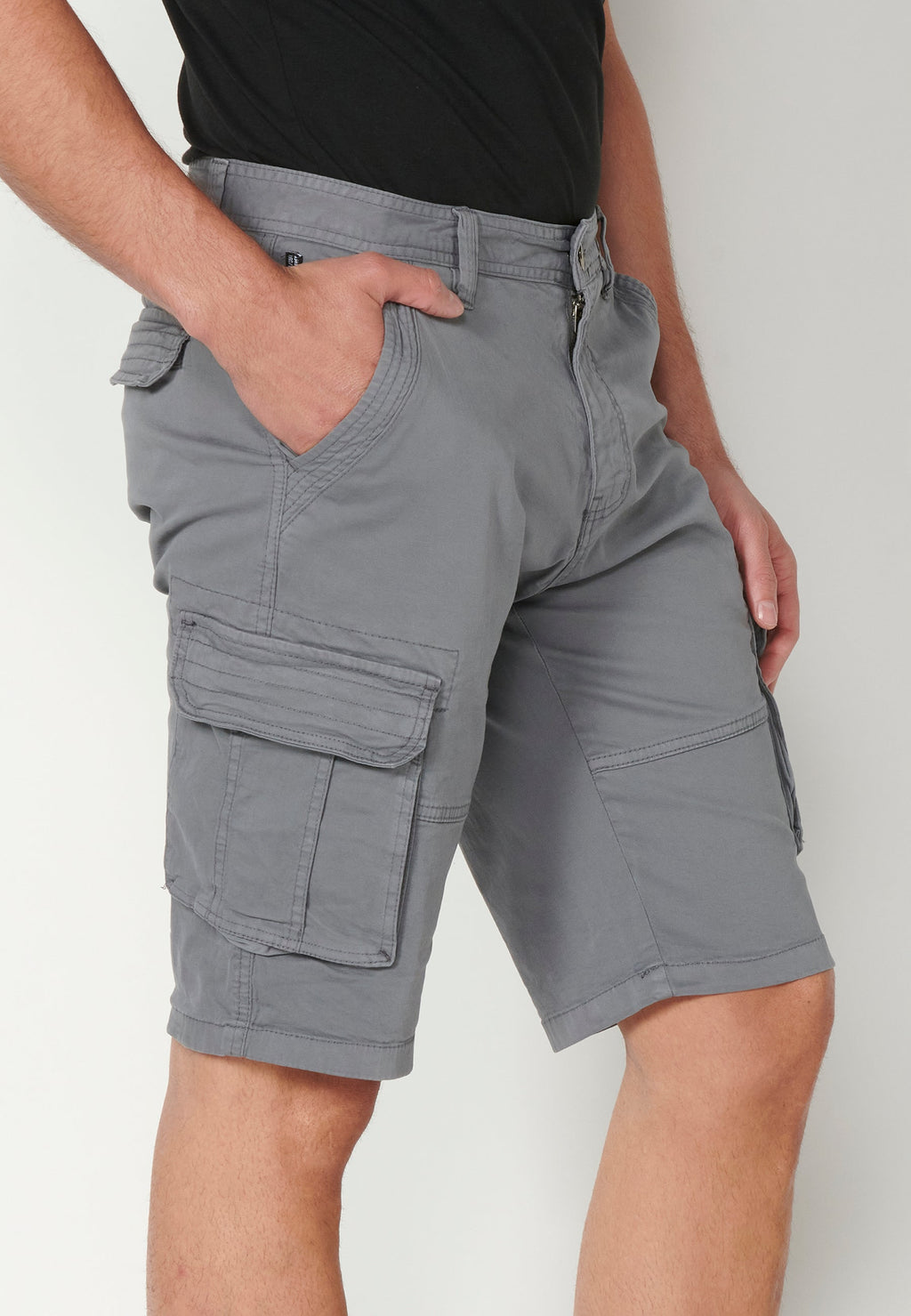 Bermuda Hombre Cargo Algodón Vuelta – Koroshi 2311PS11