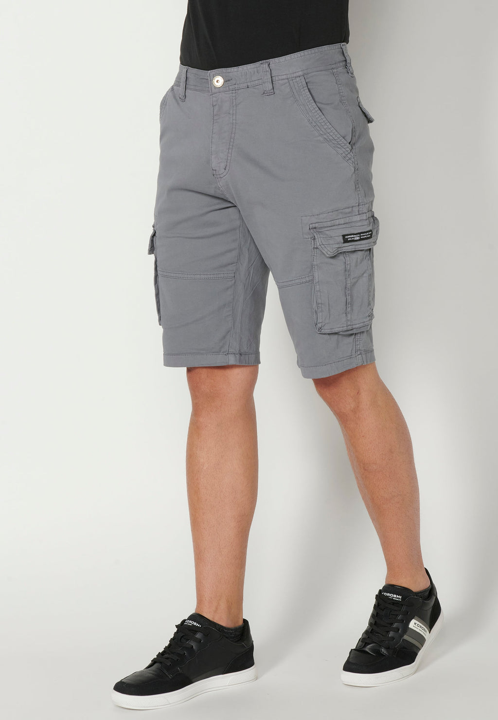 Bermuda Hombre Cargo Algodón Vuelta – Koroshi 2311PS11